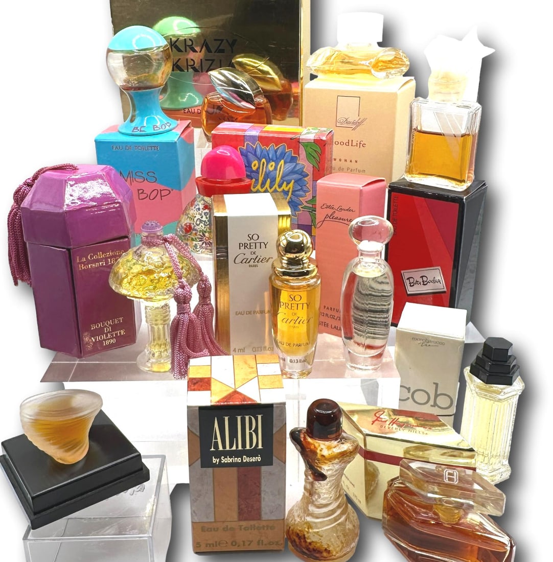 Borsari Collezione Bouquet di Violette, Cartier, and More Perfume Miniatures, EDP and EDT (1 of 10)