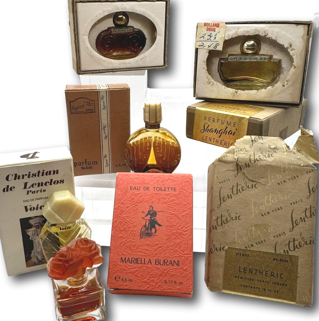 Vintage Lentheric, Corday, and Other Miniature Perfumes, Eau de Toilette and Eau de Perfume (1 of 6)