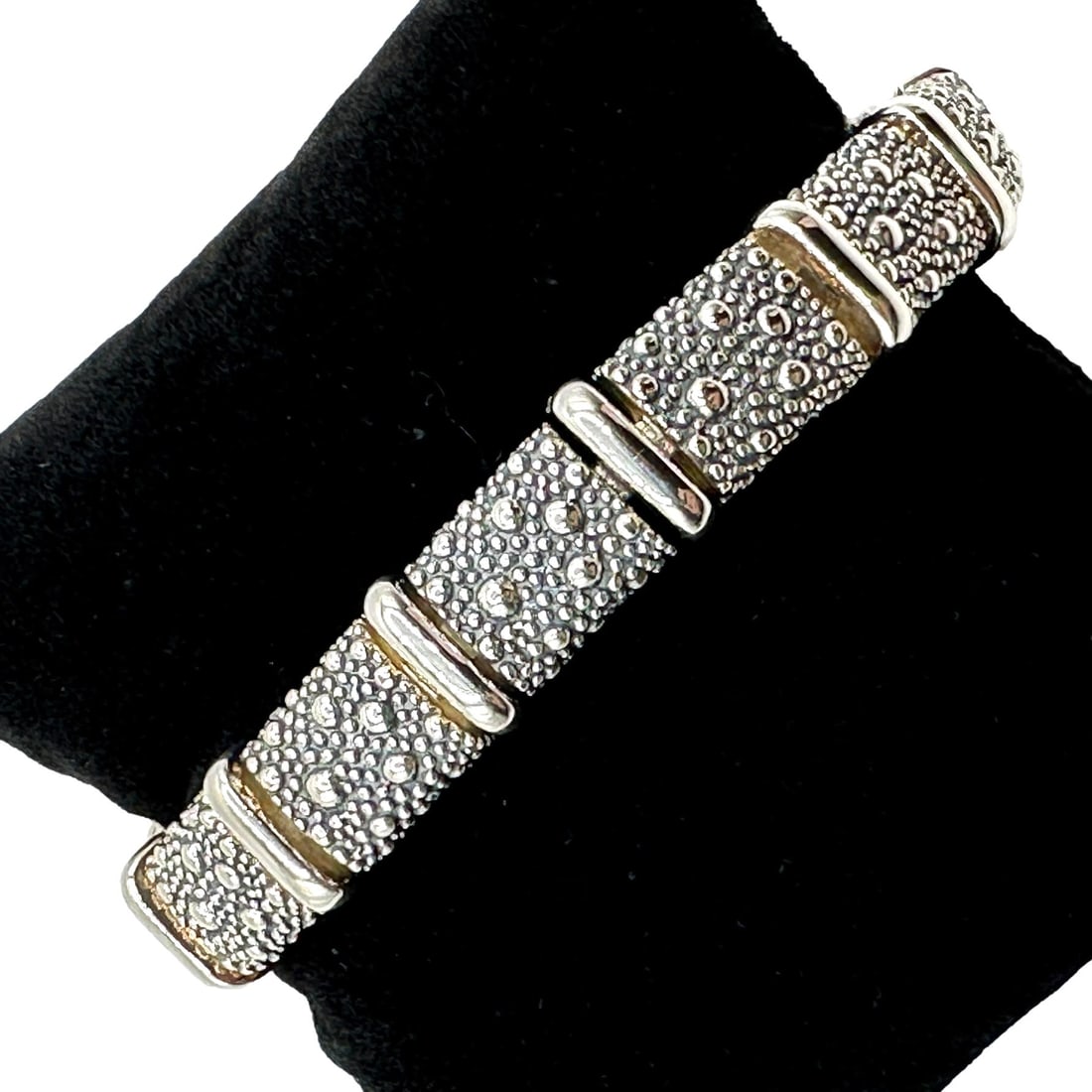 Michael Dawkins Sterling Silver Starry Night Bracelet (1 of 4)