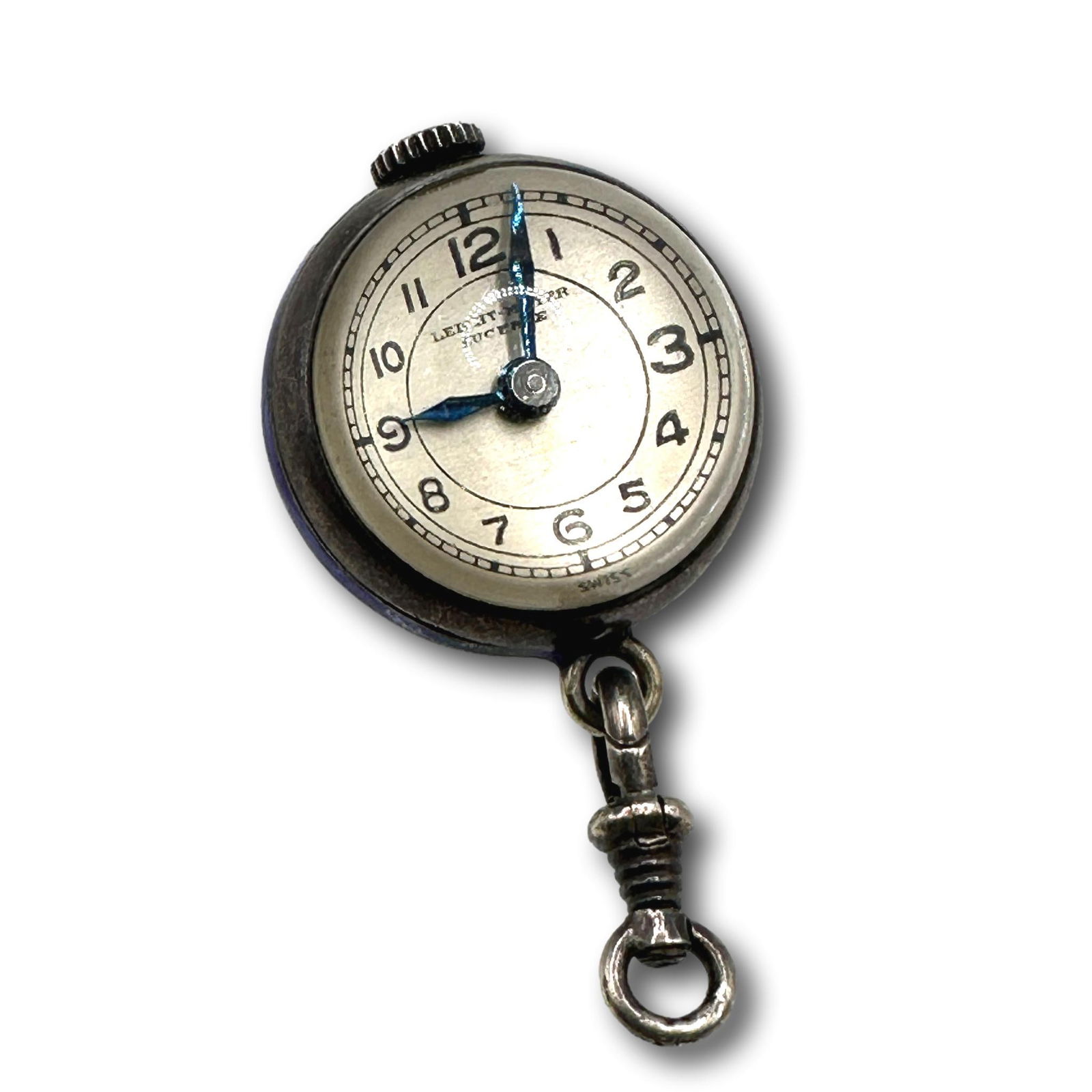 Vintage Leight-Mayer Lucerne Swiss Enamel Ball Pendant Watch (1 of 10)