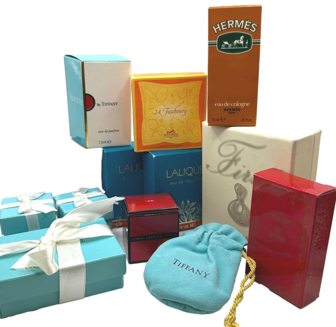 Hermes, Lalique, Tiffany, Cartier & Van Cleef Mini Perfume Collection (1 of 7)