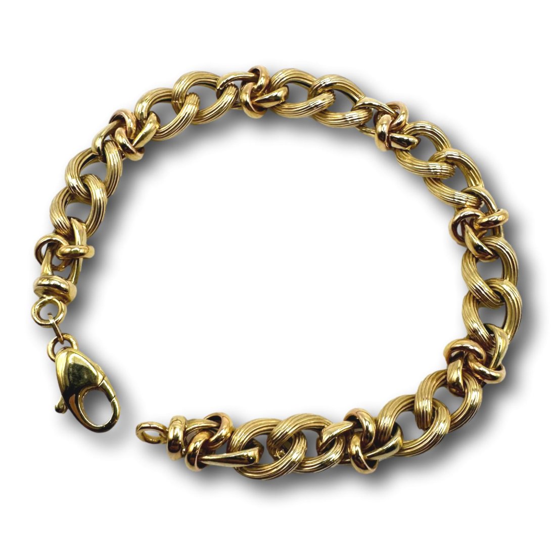 New in Box 14K Italian Gold Chain Bracelet (1 of 5)