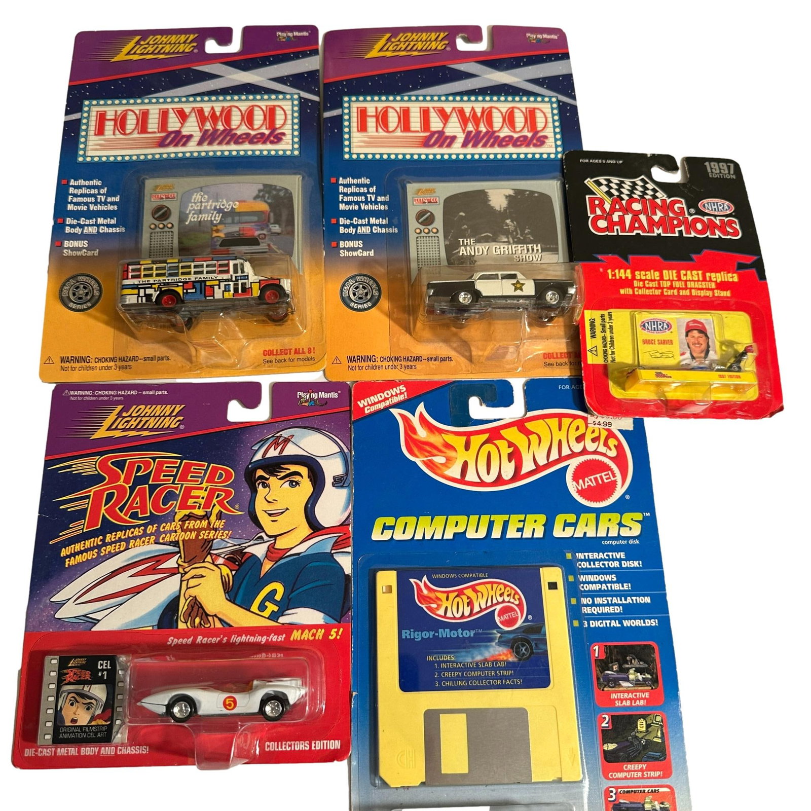 Hollywood on Wheels, Speed Racer, Racing Champions & Hot Wheels Cars (1 of 6)