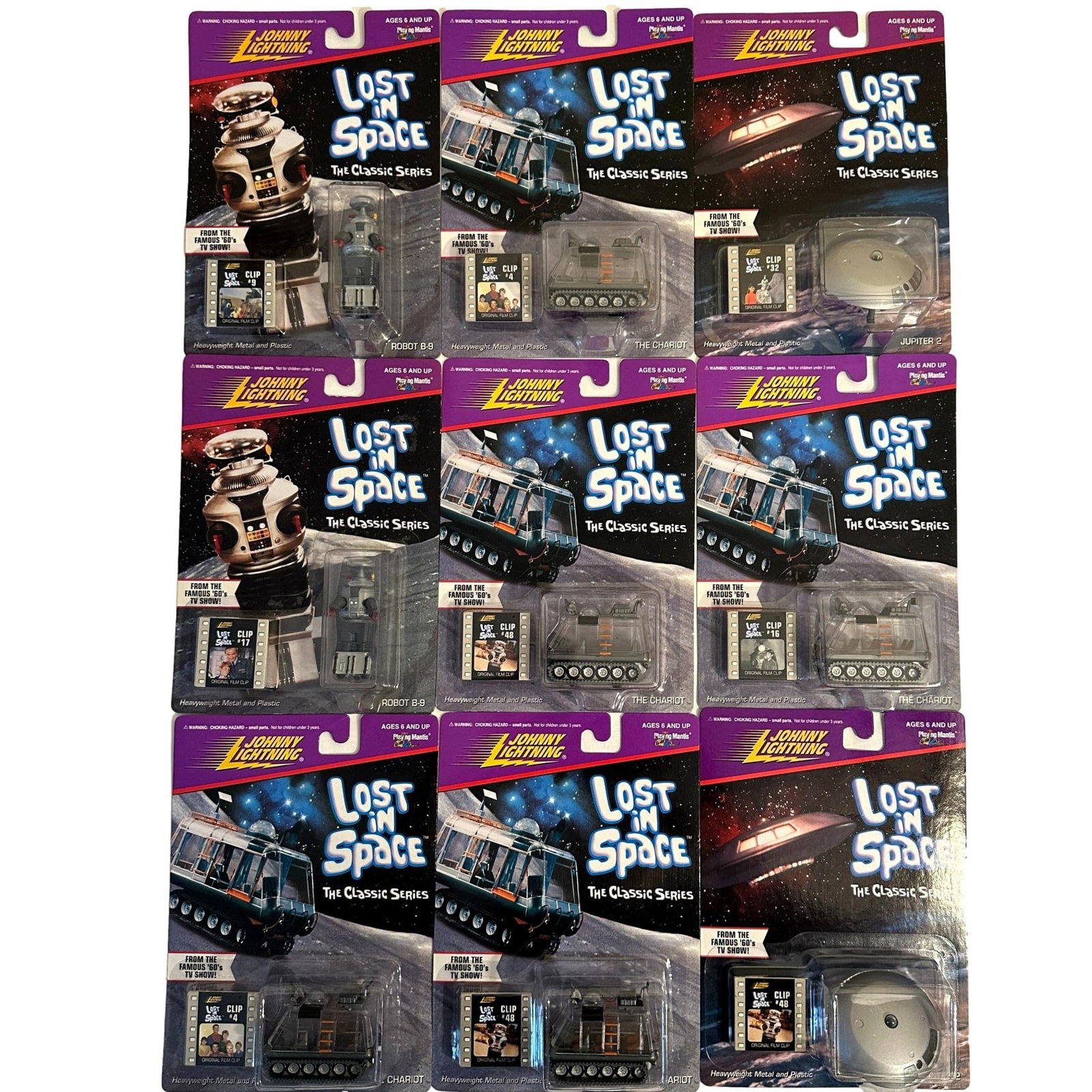 Lot of 9 Lost in Space Collectible Toys and Film Strip Cels (1 of 8)