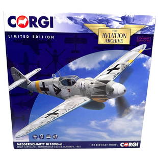 Corgi Messerschmitt Bf109G-6 1:72 Diecast Model: Please note lots may show signs of wear commensurate with age and use, and the lack of a statement regarding condition does not imply the lot is in perfect condition or completely free from defects or