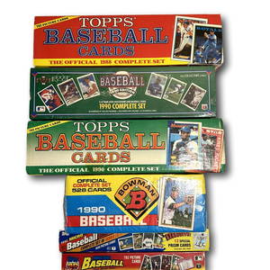 6 Packs of Baseball Card Series Sets