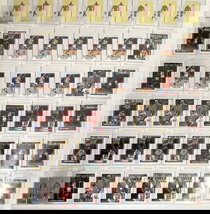 Lot of 49 Michael Jordan Trading Cards & Stickers in Mint Condition: 49 pieces as shown in photos, protected in plastic sleeves. Please note lots may show signs of wear commensurate with age and use, and the lack of a statement regarding condition does not imply the