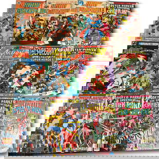 Super Boy, Batman, Spiderman, Superman Vintage Comics: Please note lots may show signs of wear commensurate with age and use, and the lack of a statement regarding condition does not imply the lot is in perfect condition or completely free from defects