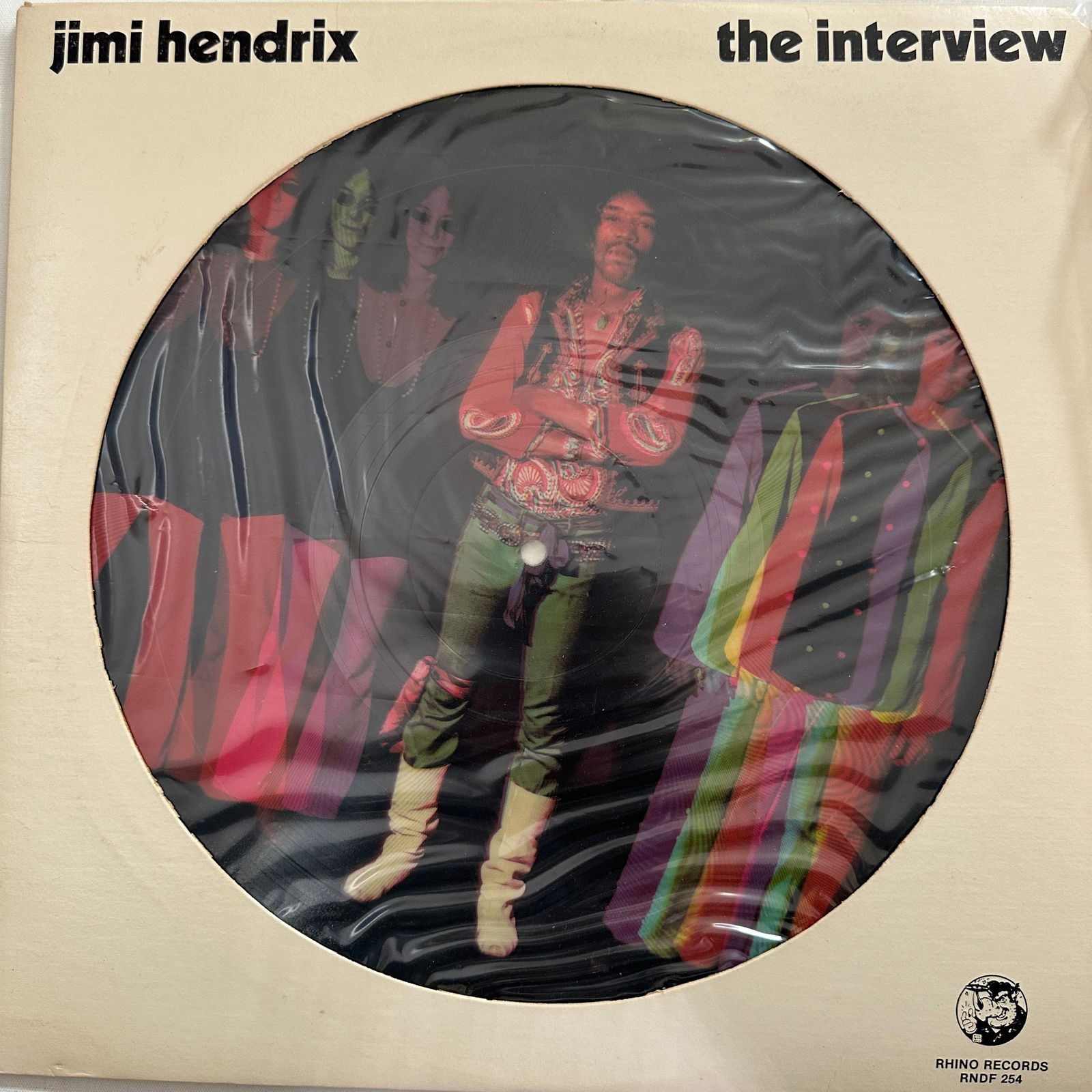 Jimi Hendrix The Interview Picture Disc Vinyl Album: Measures approximately 12" x 12". Please note lots may show signs of wear commensurate with age and use, and the lack of a statement regarding condition does not imply the lot is in perfect condition
