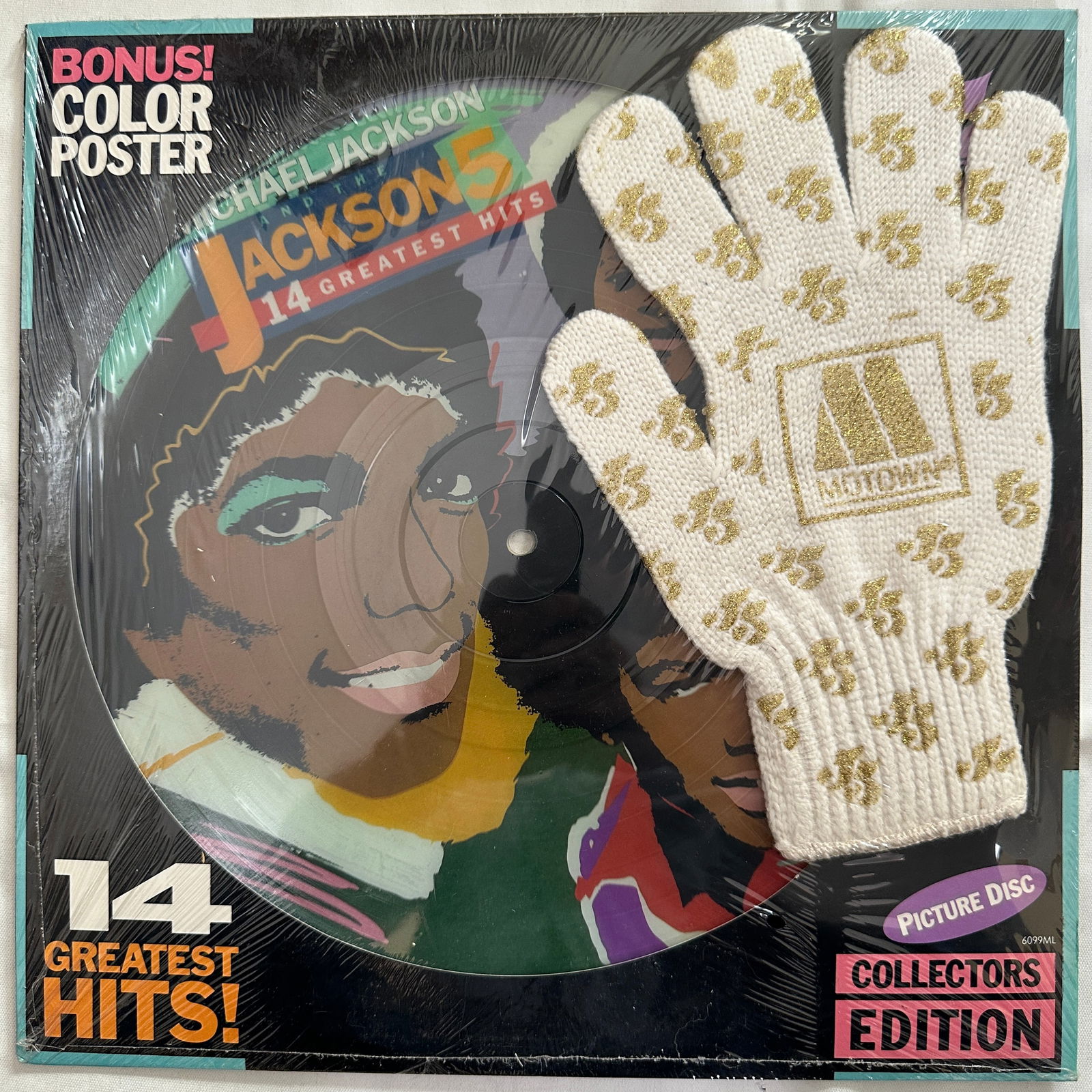Sealed Michael Jackson Picture Disc Collectors Edition with Glove (1 of 3)