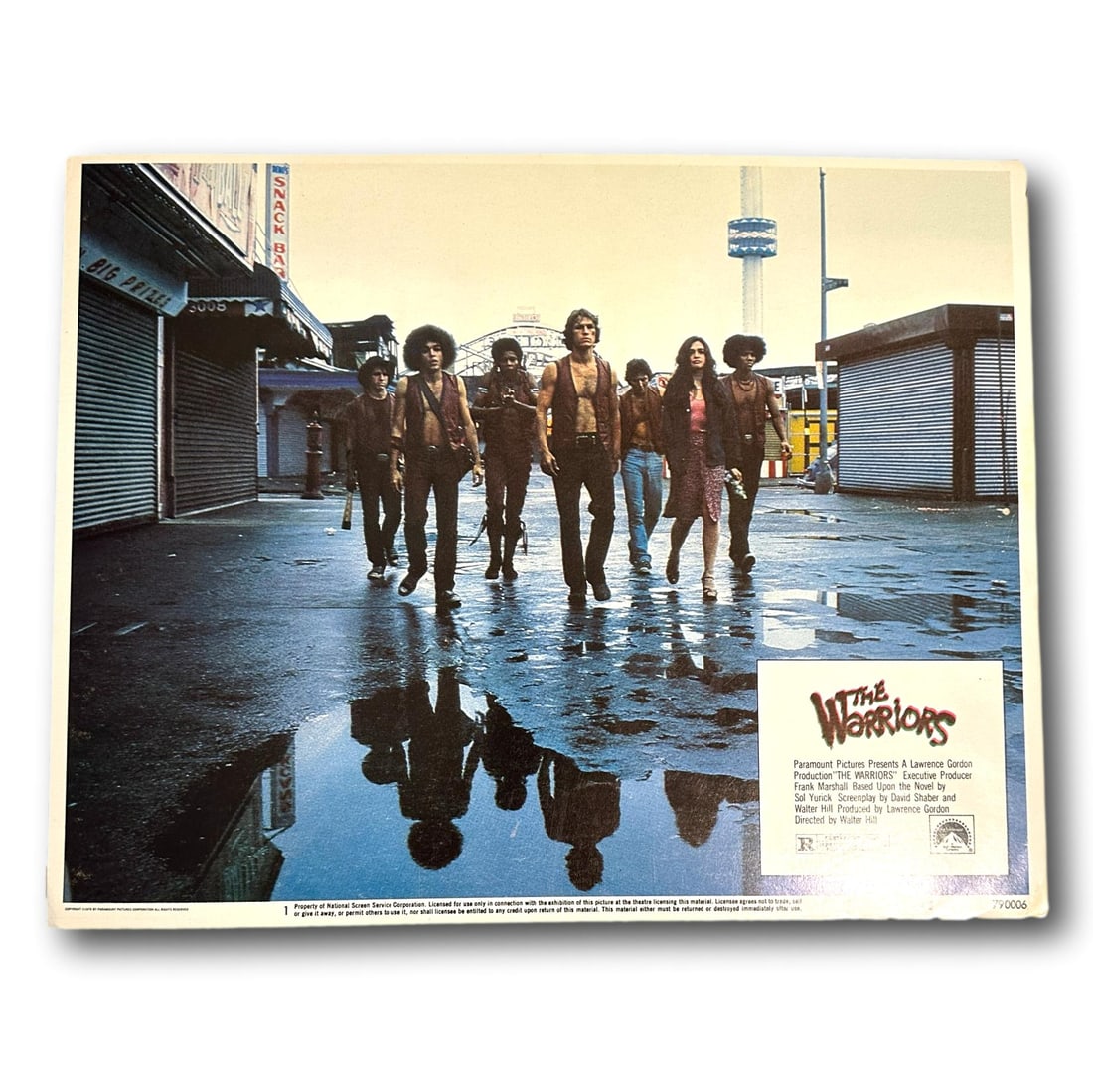 The Warriors Vintage Movie Theatre Lobby Card (1 of 7)