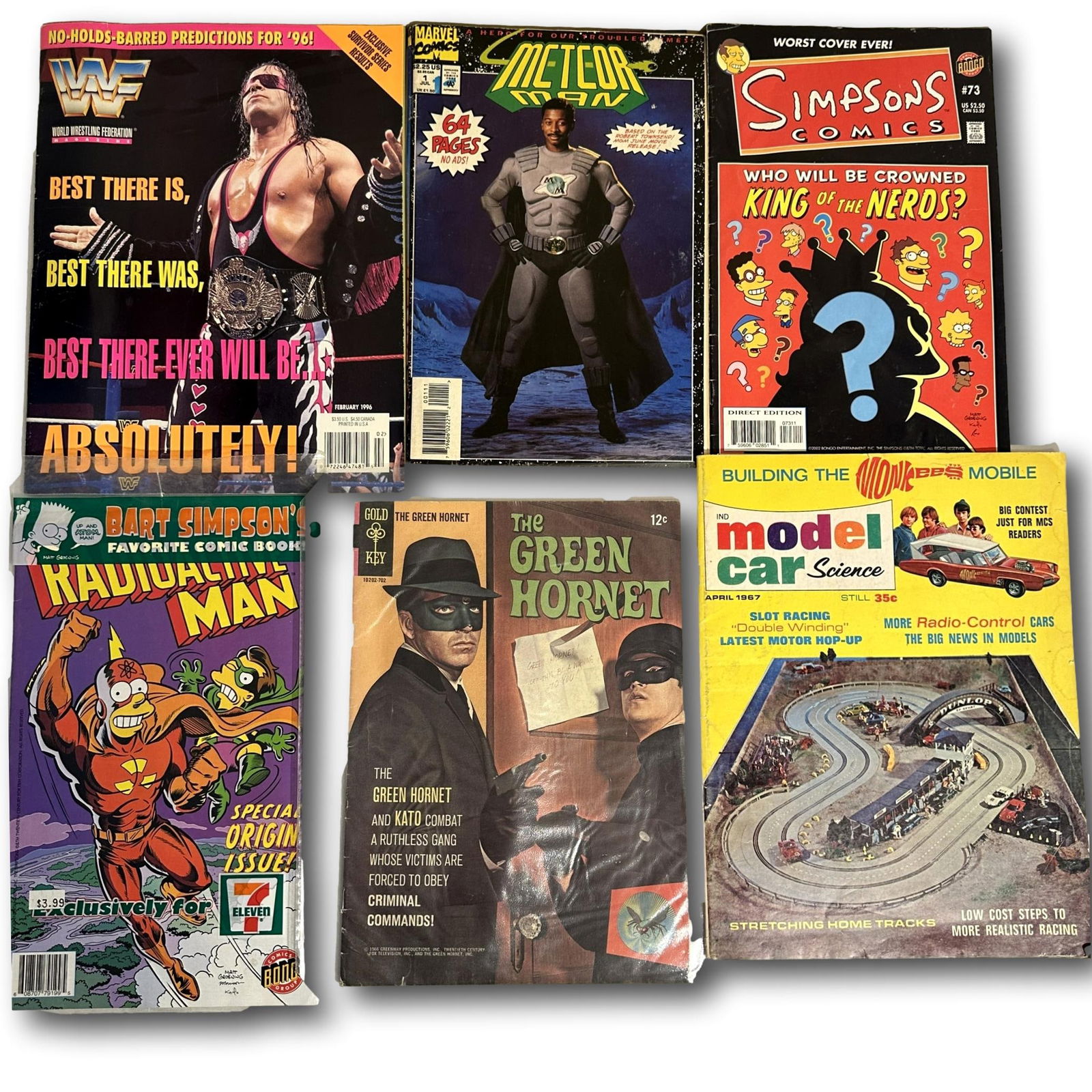 Green Hornet, Radioactive Man, WF Autographed, Simpsons & More Vintage Comics/Magazines (1 of 9)