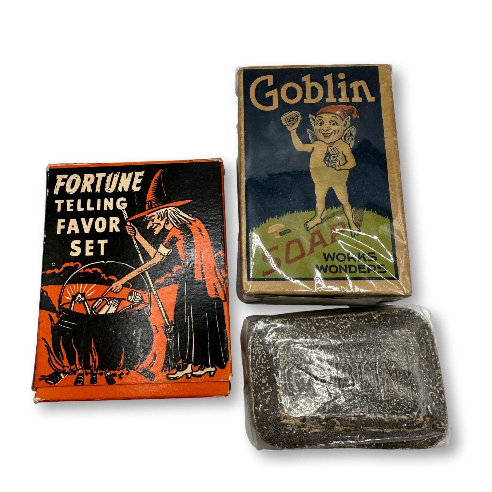 Vintage Fortune Telling Favor Set with Goblin Soap (1 of 8)