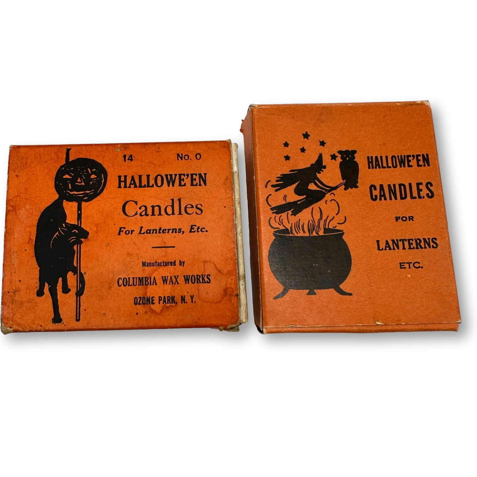 Columbia Wax Works Two Vintage Boxes and Halloween Candles (1 of 5)