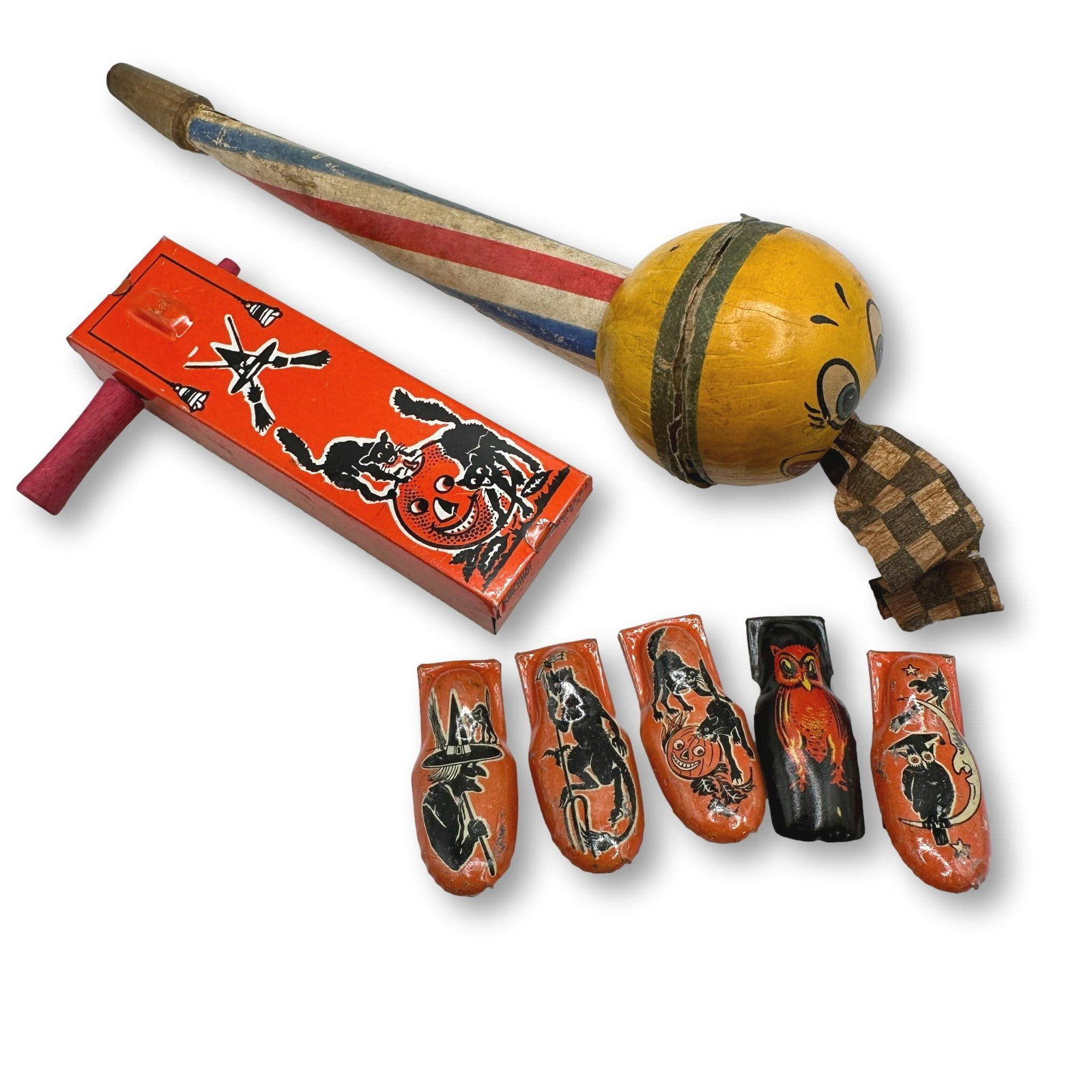 Lot of Vintage Halloween Noisemaker Toys (1 of 9)