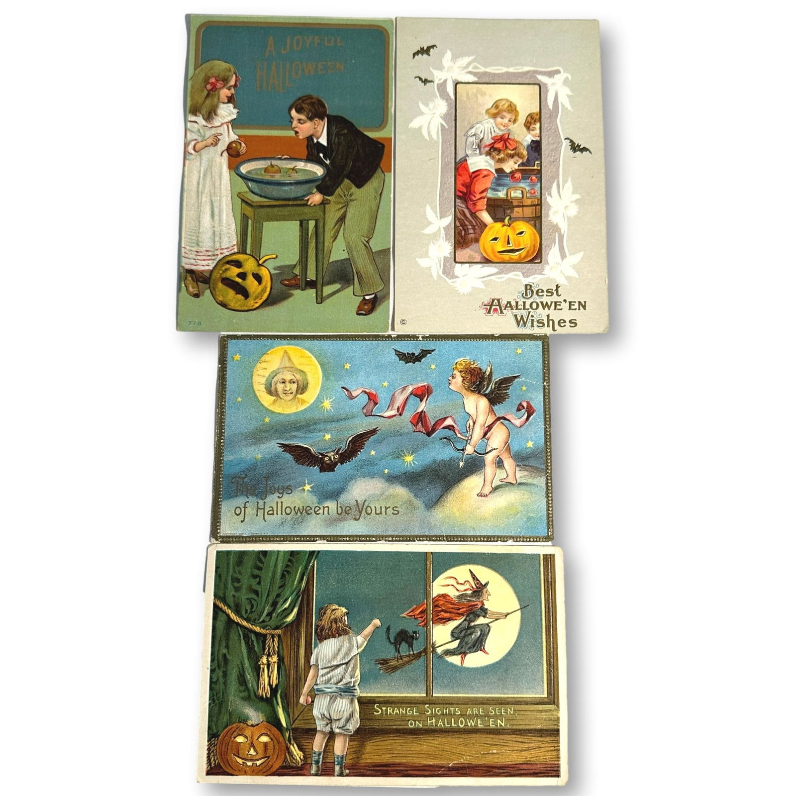 1909 Antique Halloween Postcards including Conwell (1 of 9)
