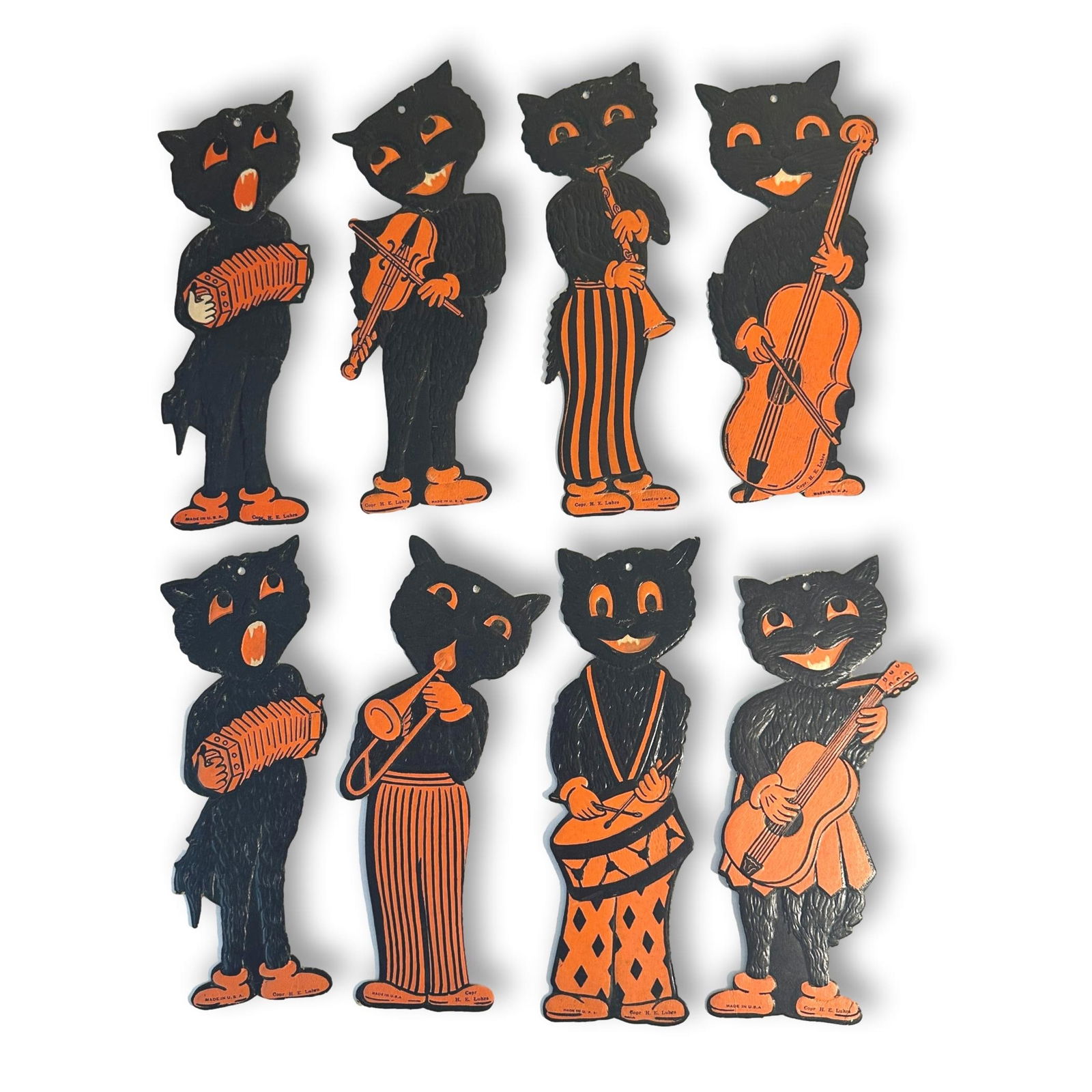 Vintage H. E. Luhrs Eight Piece Cat Band (1 of 9)