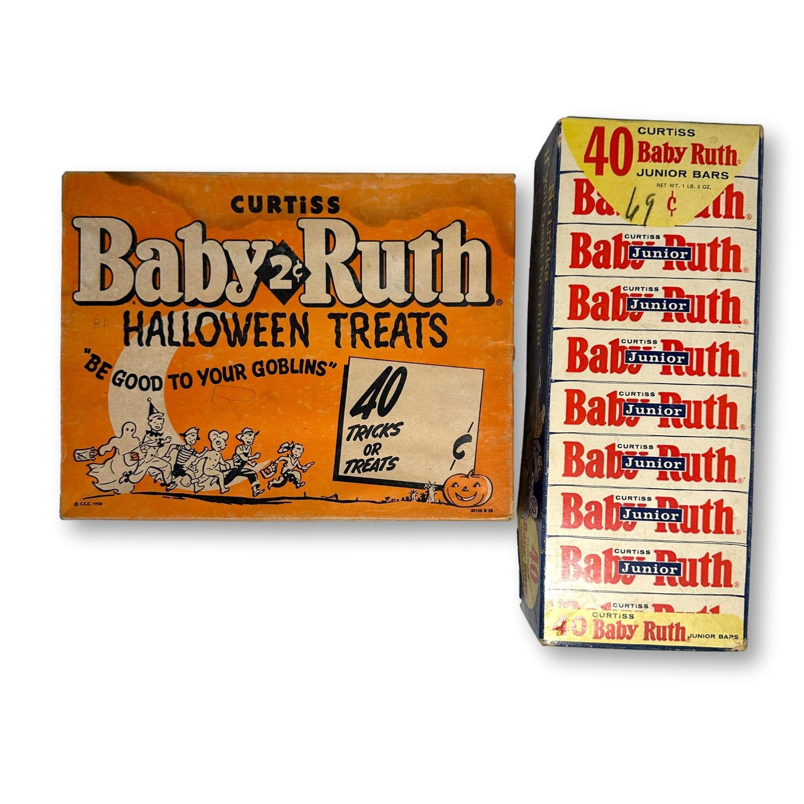 Two Vintage Baby Ruth Empty Boxes with Halloween Themes (1 of 9)