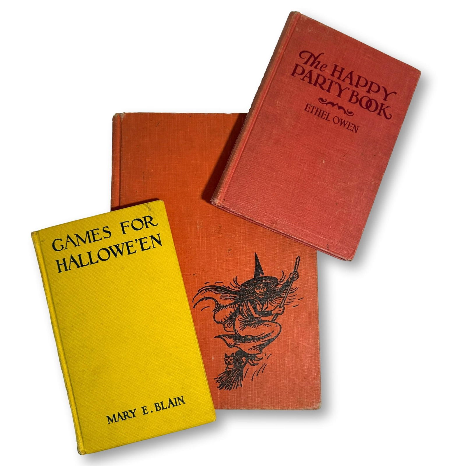 Three Vintage Halloween Books Featuring Games and Parties (1 of 10)