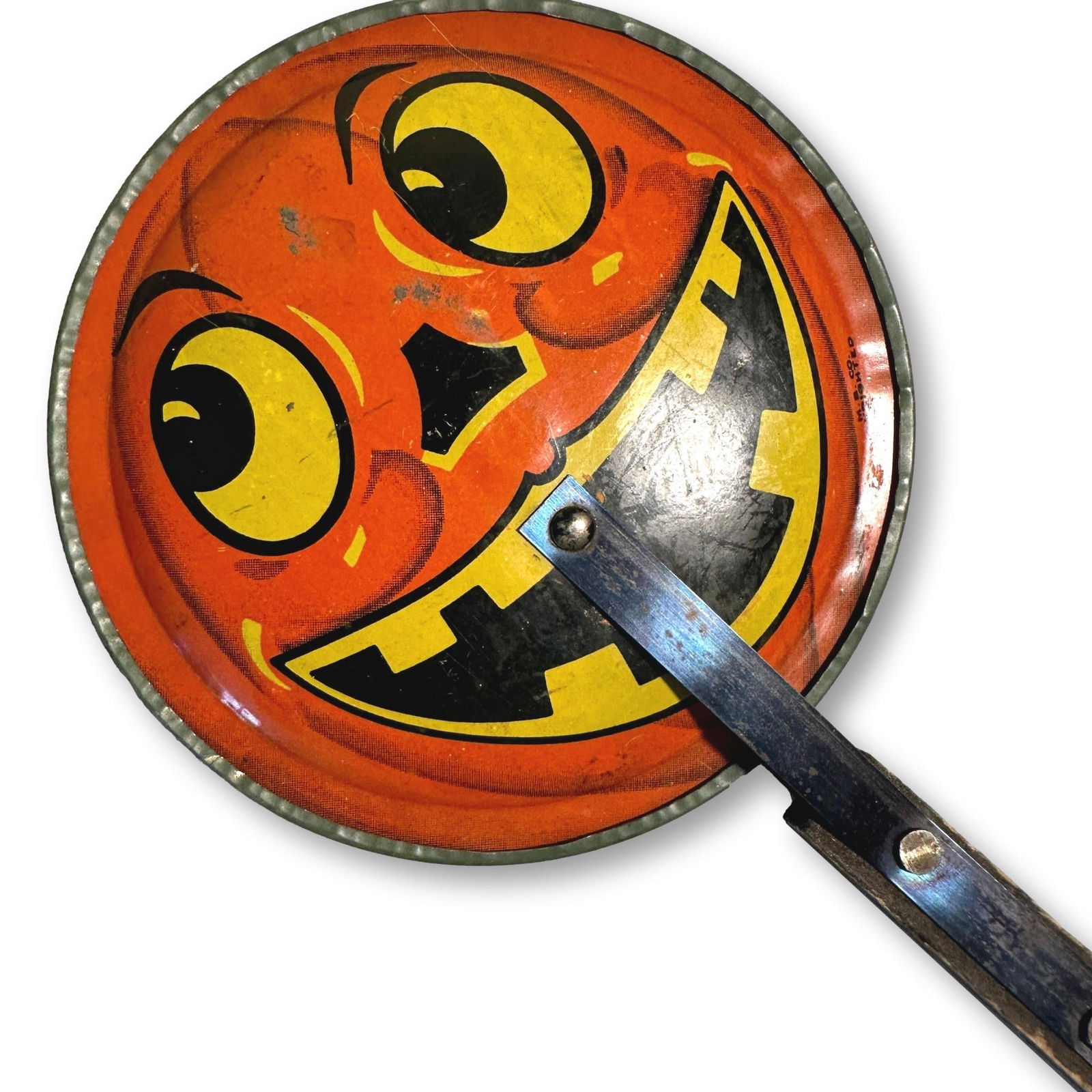M. S. Co. Vintage Jack-O-Lantern Metal Noise Maker (1 of 6)