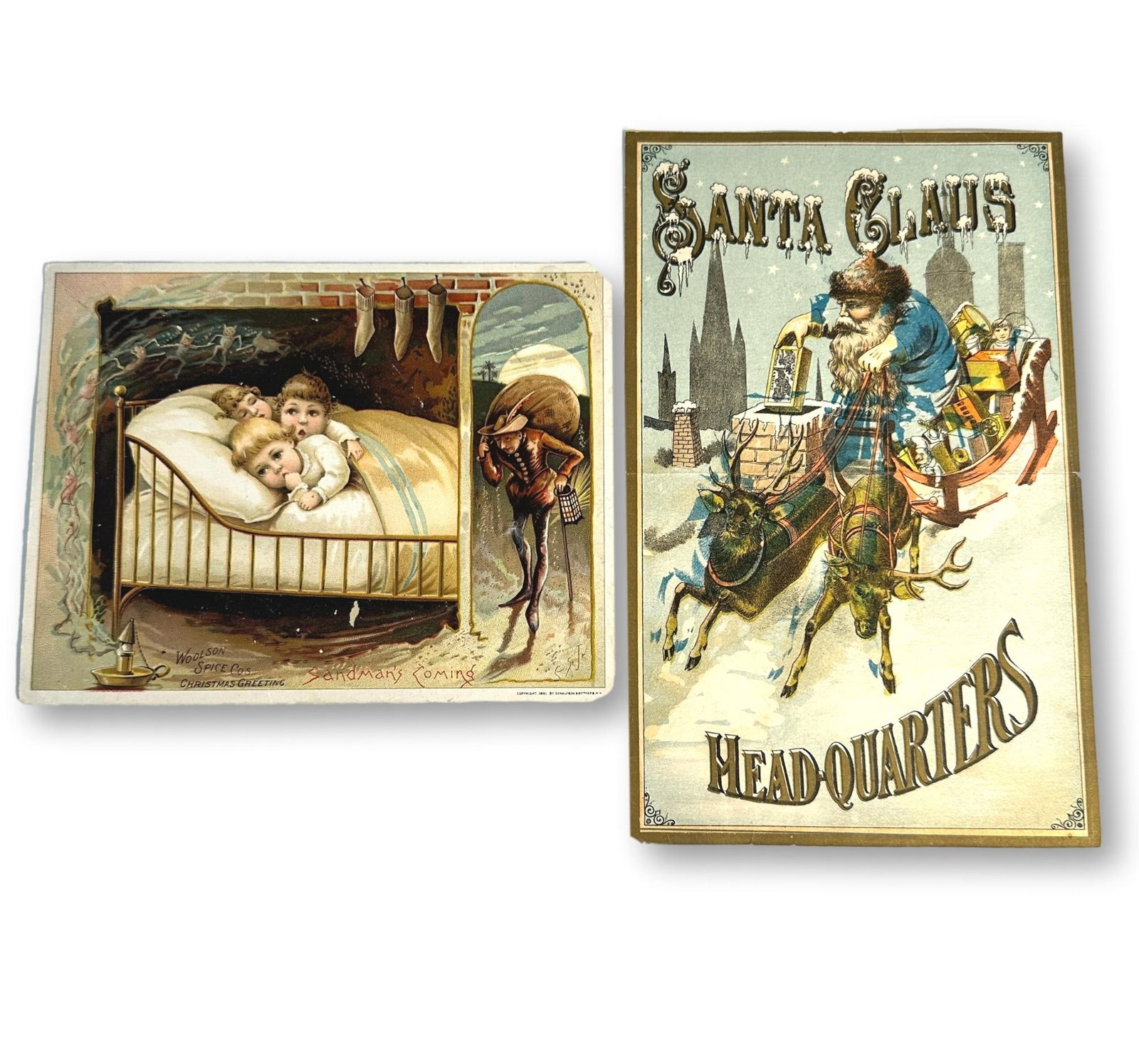 1891 Donaldson Bros and Horsman's Doll Dept. Advertising Cards (1 of 7)