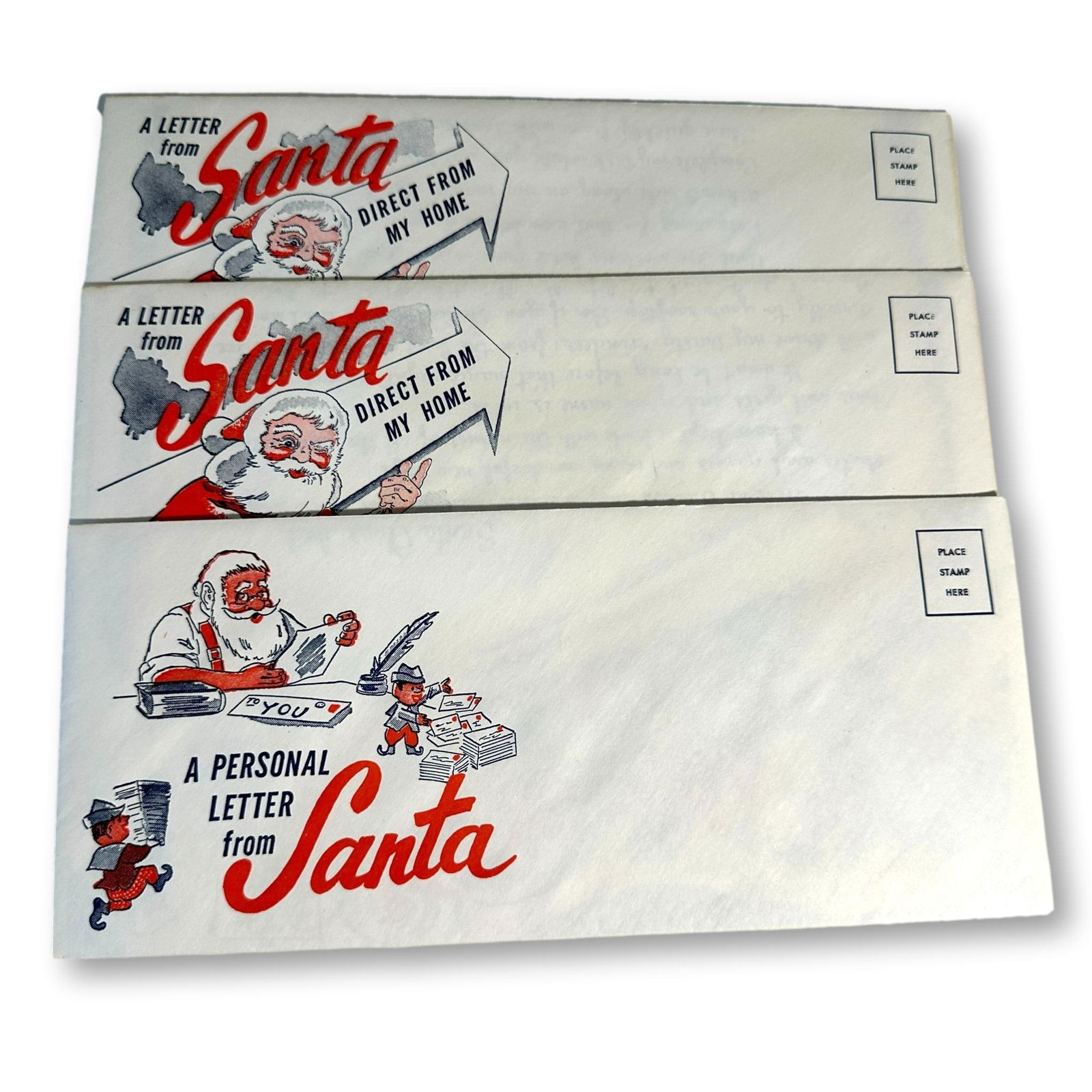 Three Standard Oil Letters from Santa Claus (1 of 6)