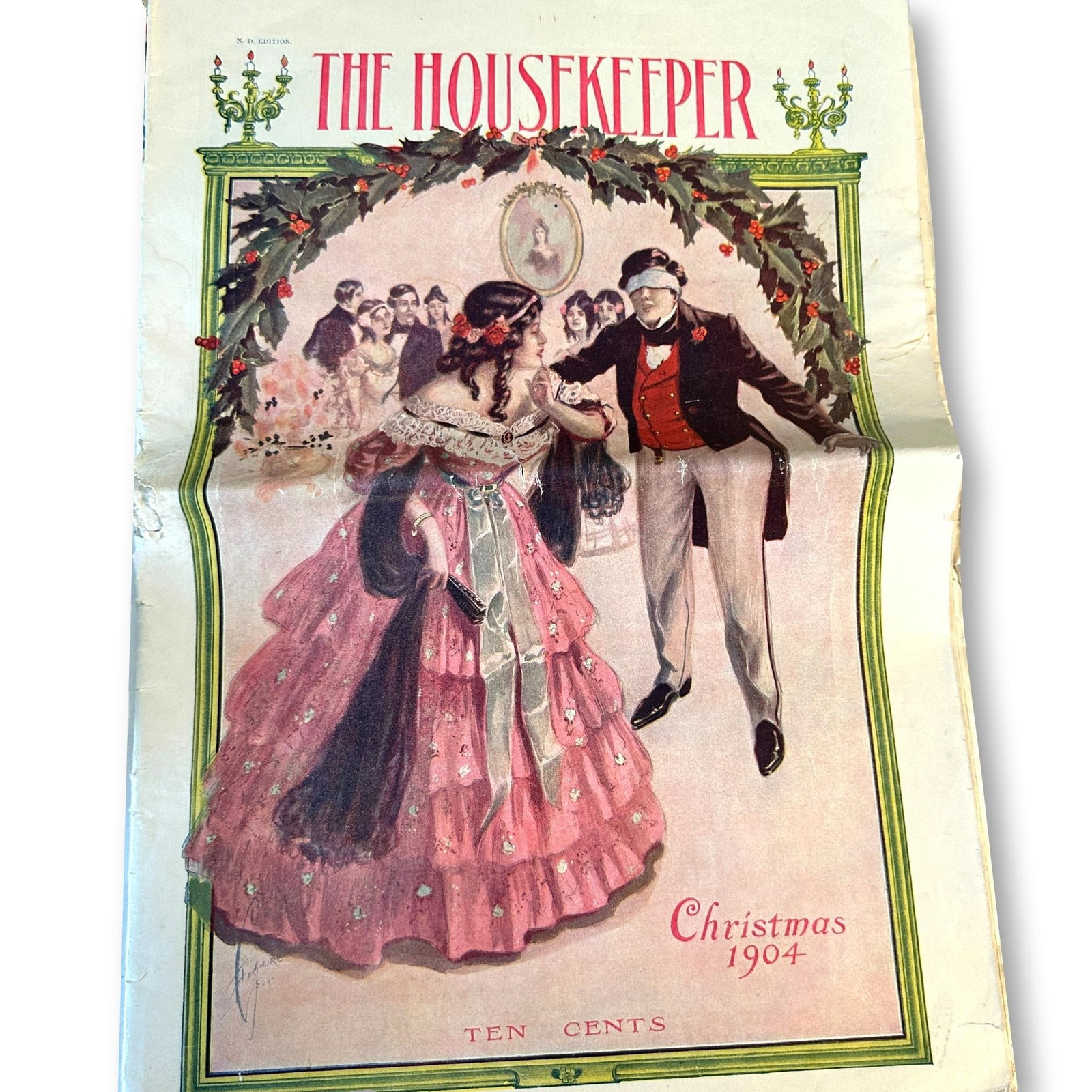 1904 Christmas "The Housekeeper" Magazine (1 of 10)