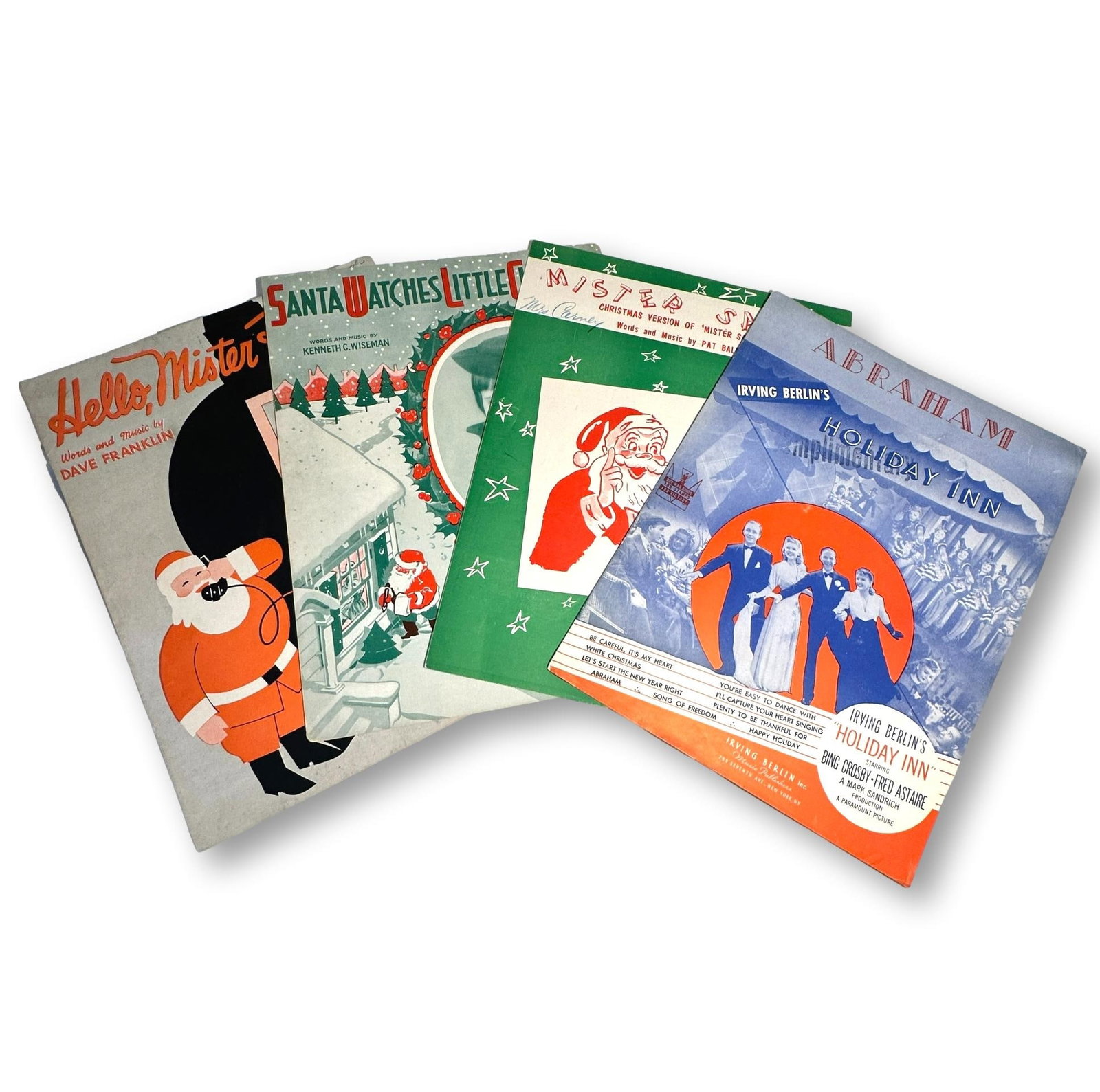 Vintage Christmas Sheet Music - Including Mr. Santa: All lots in this auction come from a lifetime of collecting Halloween and Christmas memorabilia. Our collector has amassed some of the rarest and hard to find items spanning over 150 years of holiday 