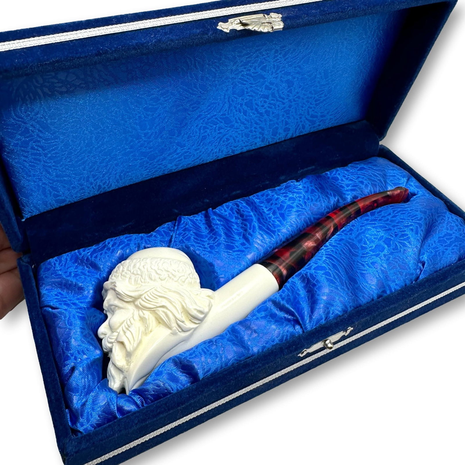 Santa Claus Merschaum Pipe In Fitted Box (1 of 8)