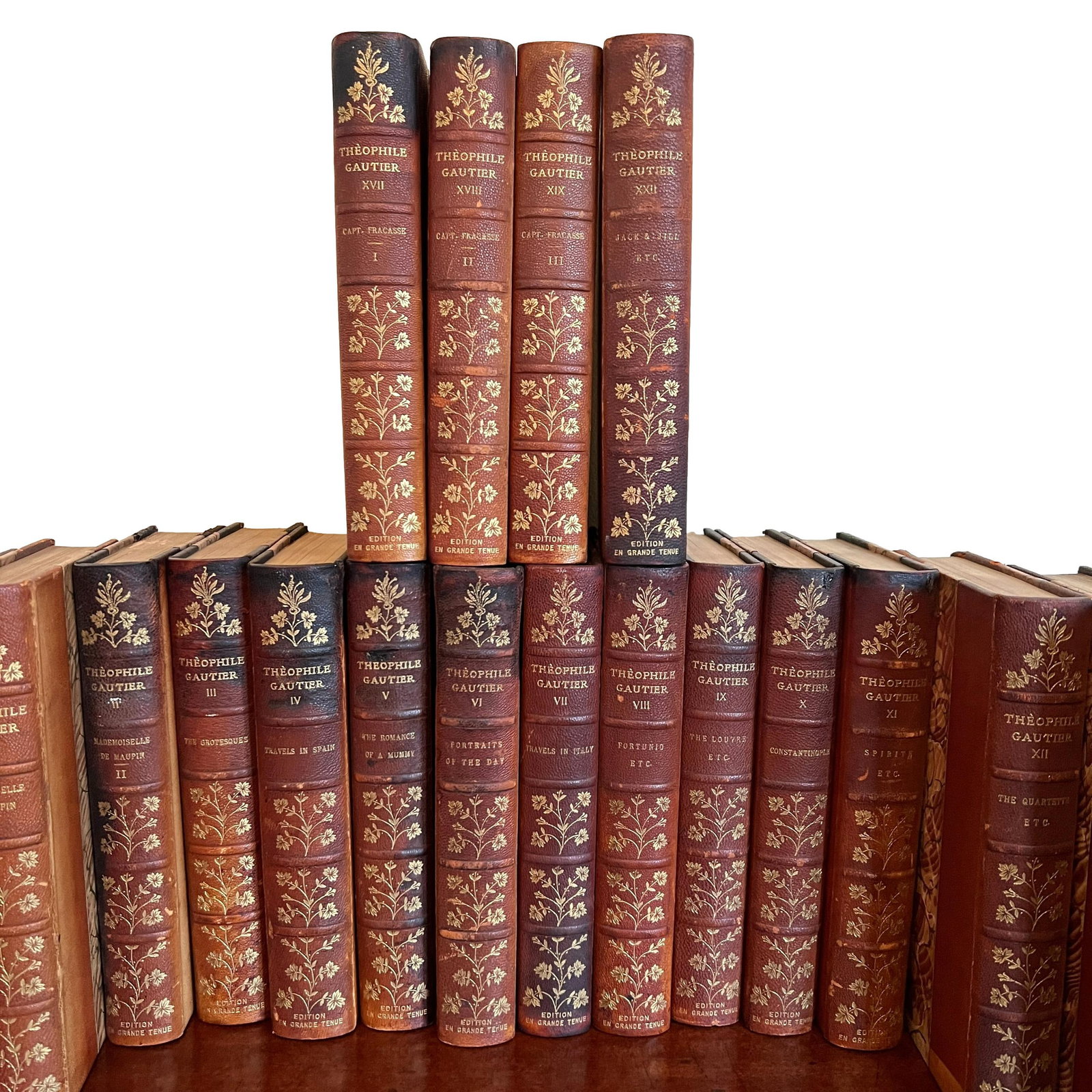 Antique Theophile Gautier Book Set (1 of 10)