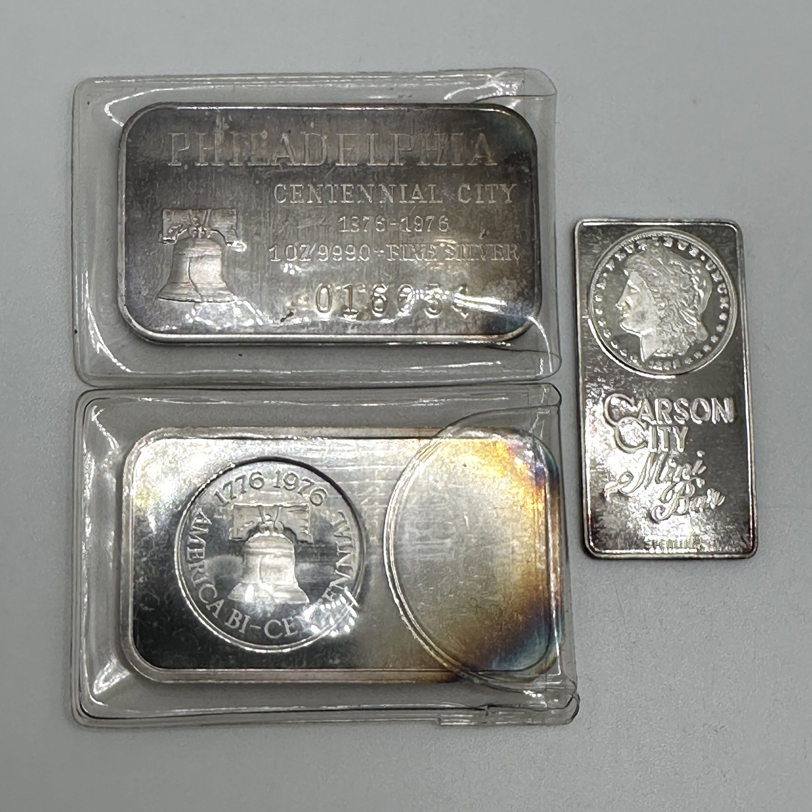 Lot of 3 Silver Bars (1 of 8)