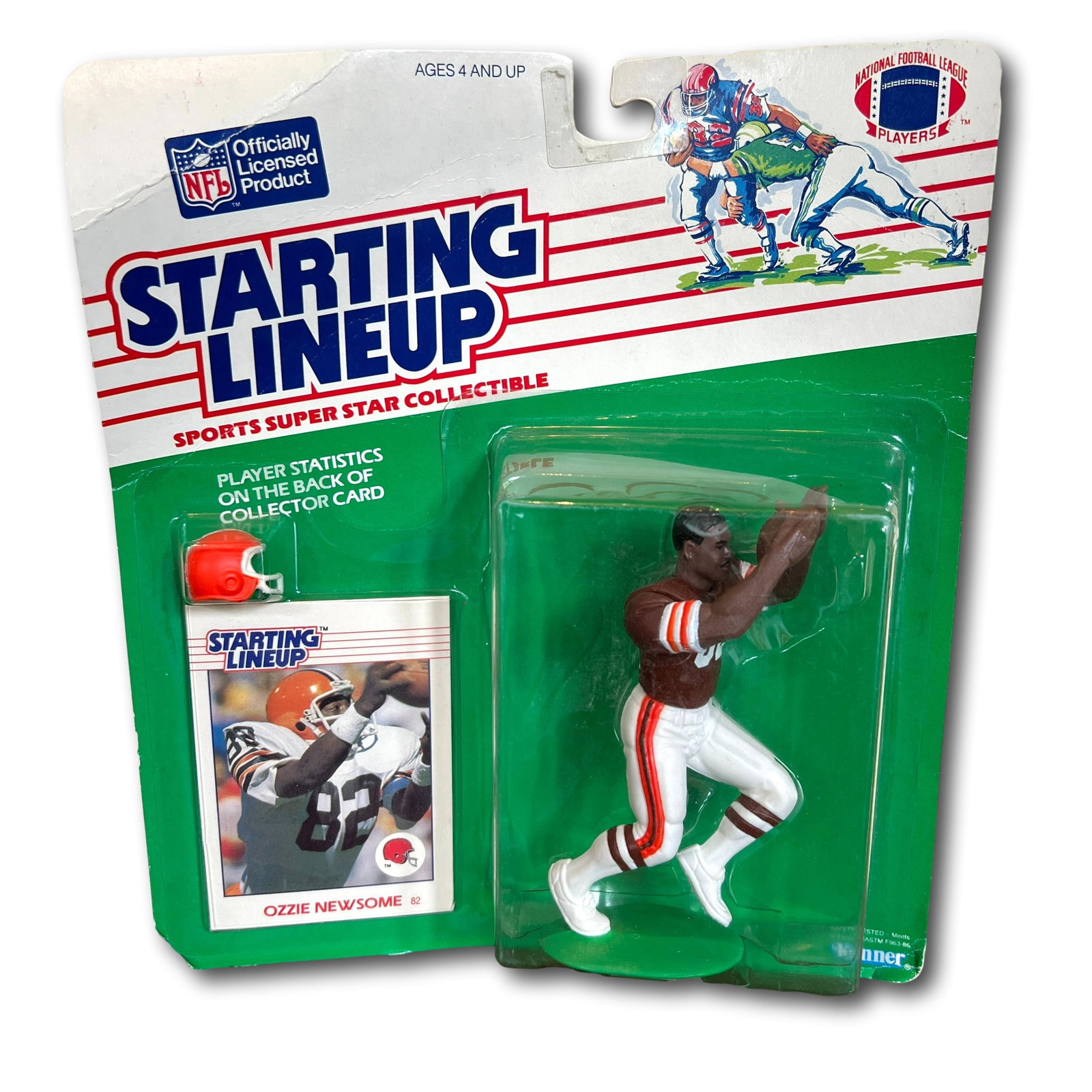 Vintage Kenner Starting Lineup Ozzie Newsome Figure: Refer to photos for additional condition information as they are a part of the description. Please note lots may show signs of wear commensurate with age and use, and the lack of a statement regarding