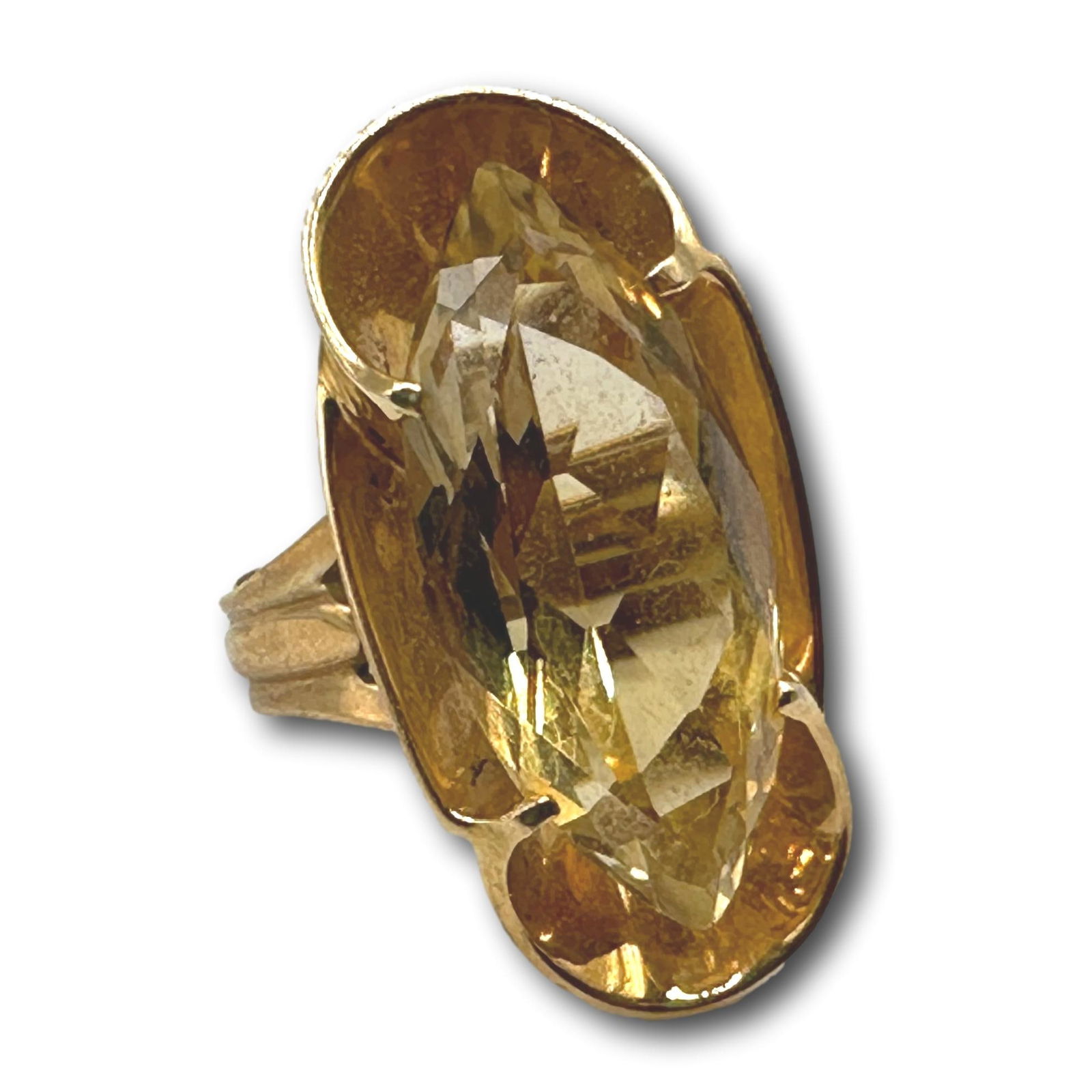 Vintage 14K Gold and Citrine Ring (1 of 6)