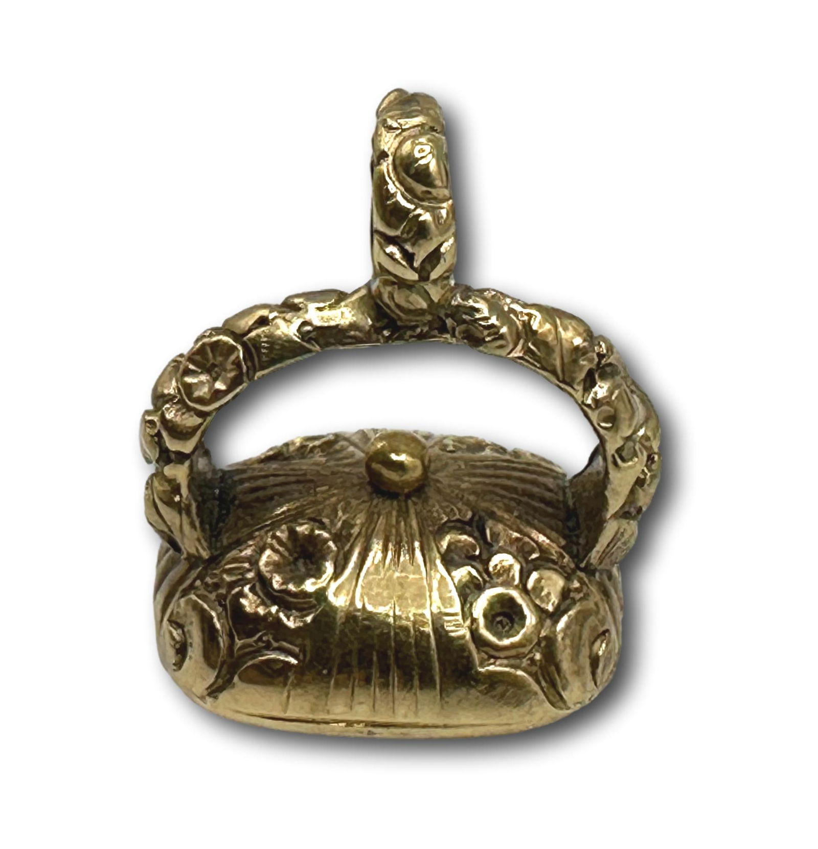 Antique 14K Gold Carnelian Seal Fob (1 of 6)