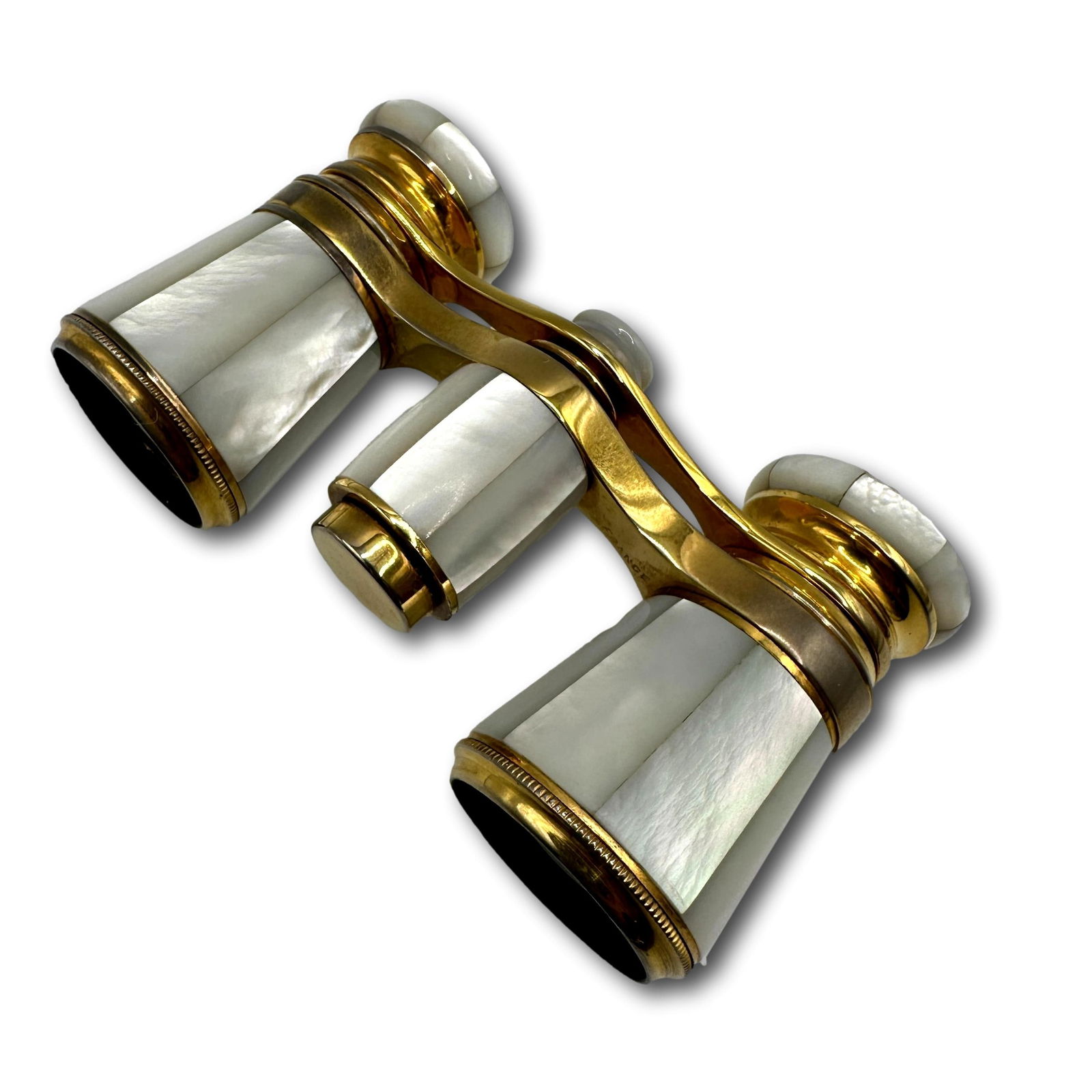 Vintage Mother of Pearl Opera Glasses: Case is imprinted "France". Refer to photos for additional condition information as they are a part of the description. Please note lots may show signs of wear commensurate with age and use, and the l