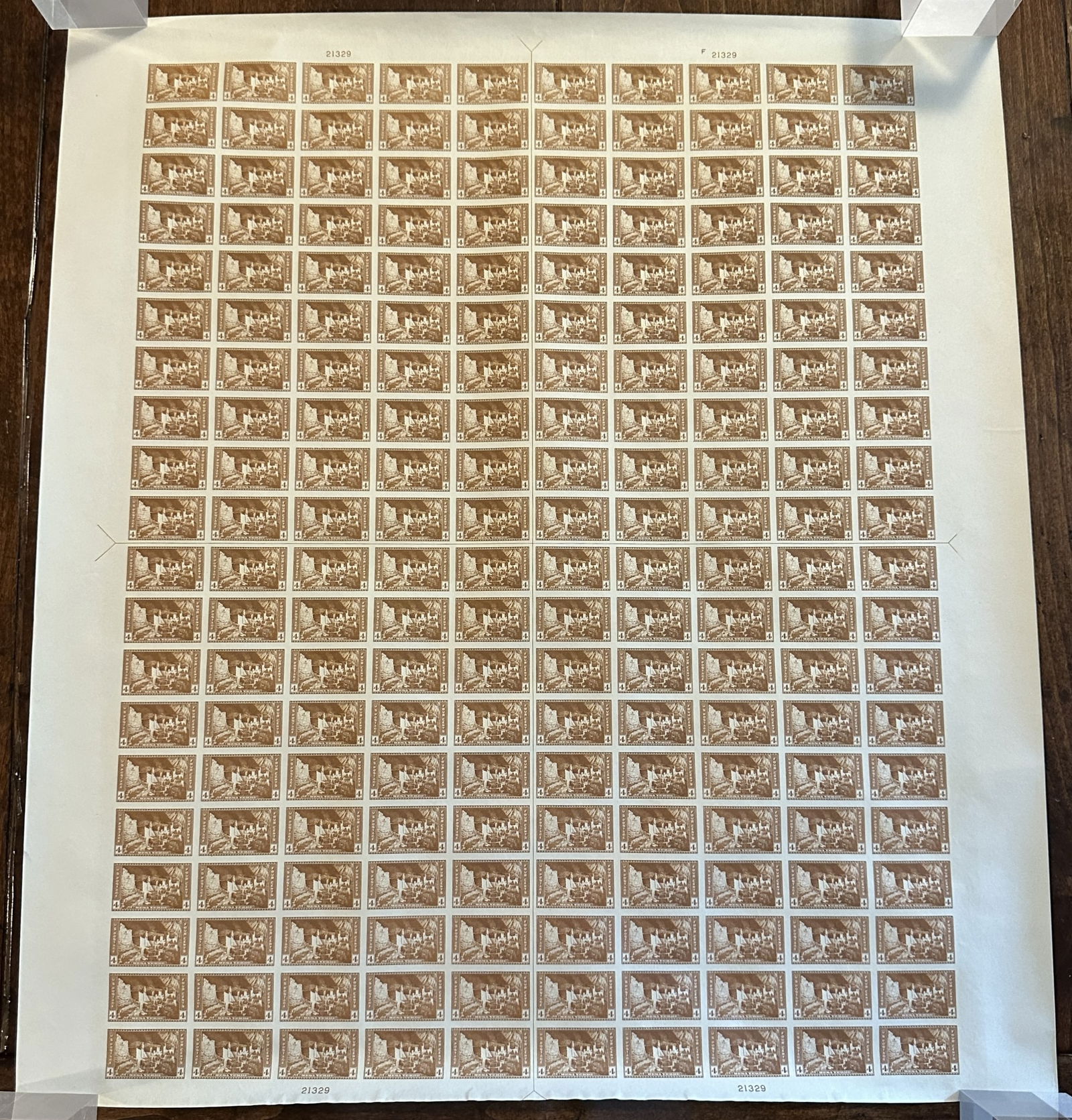 Farley’s Follies Full Mint Sheet Mesa Verde 4 Cent Stamps (1 of 5)