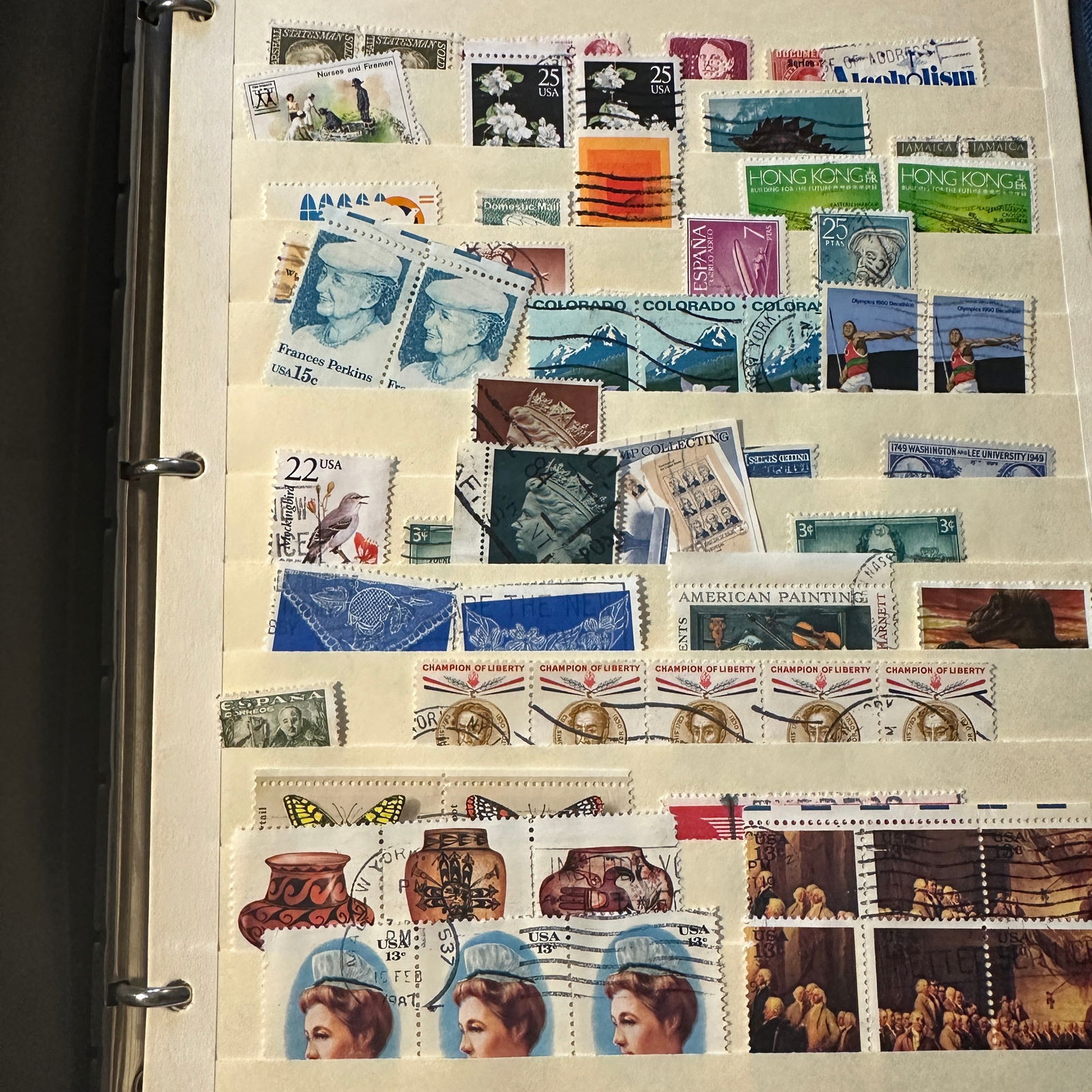 Book of Assorted Postage with Early US Stamps (1 of 20)