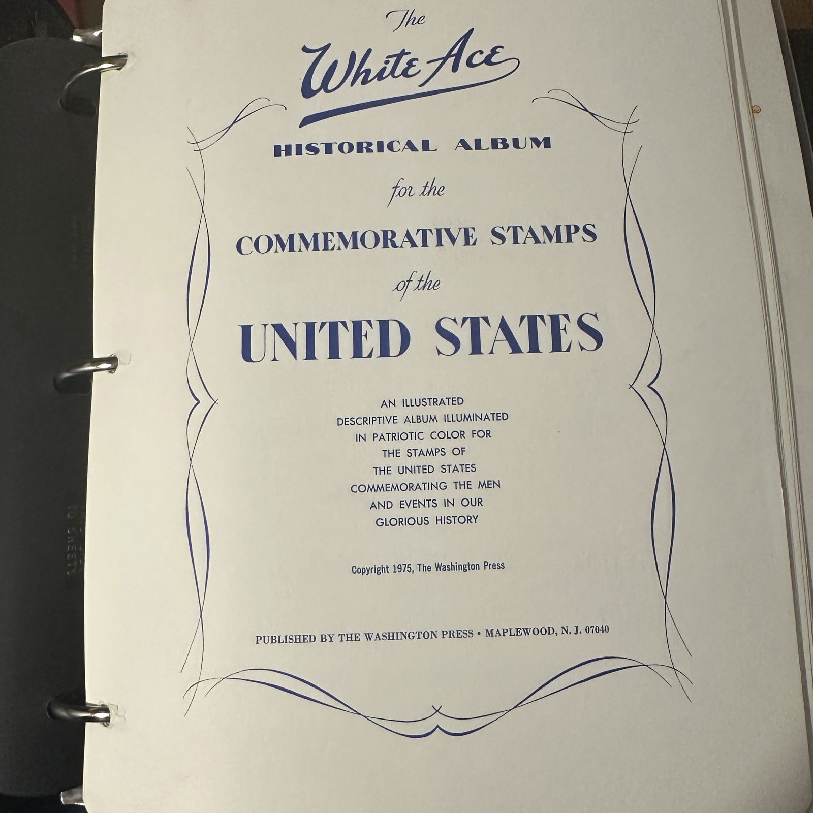 White Ace Historical Album of US Commemorative Stamps (1 of 20)