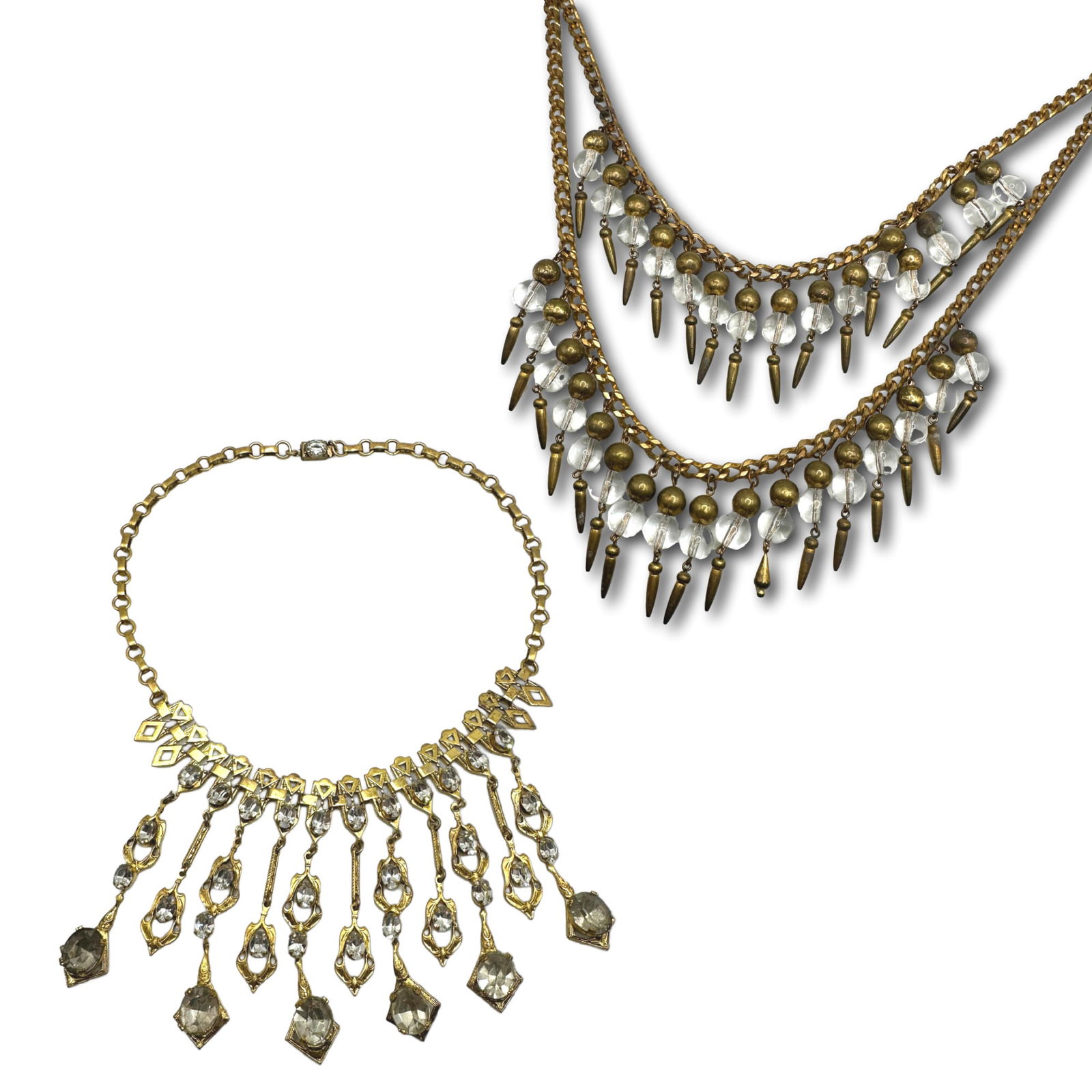 Pair of Vintage Statement Necklaces (1 of 13)