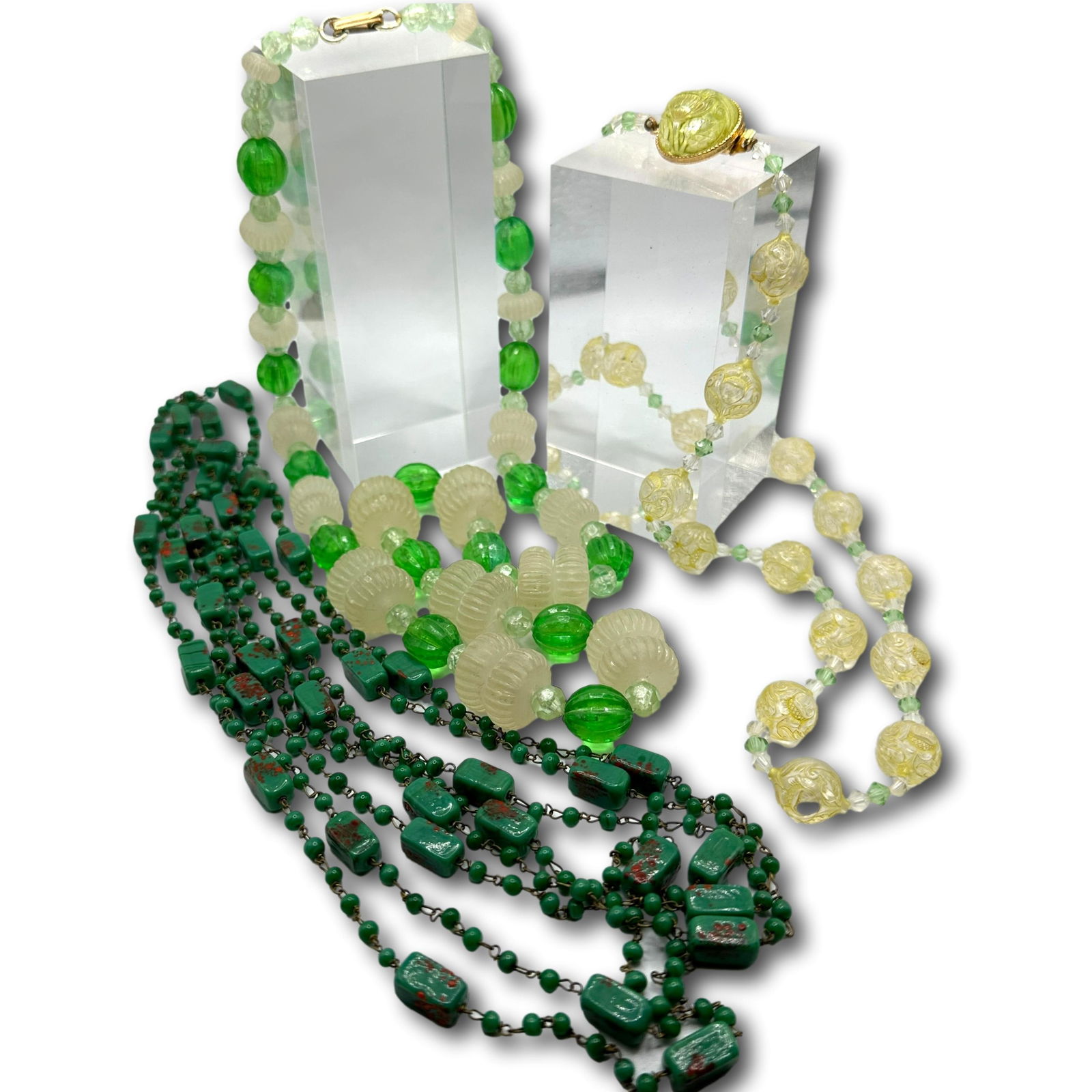 Vintage Costume Jewelry Necklaces Including Hong Kong (1 of 9)