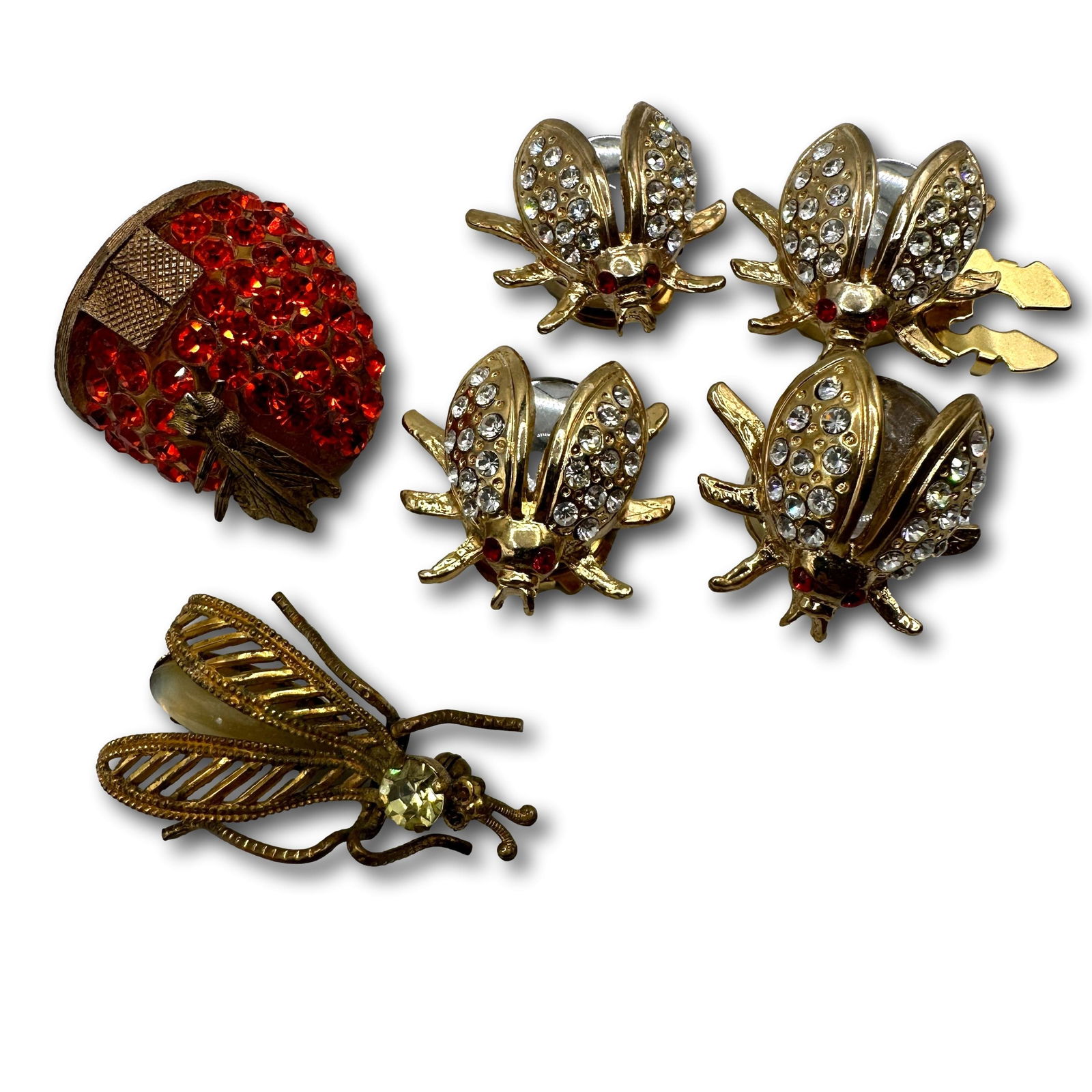 Vintage Bug Brooches and Button Covers (1 of 7)
