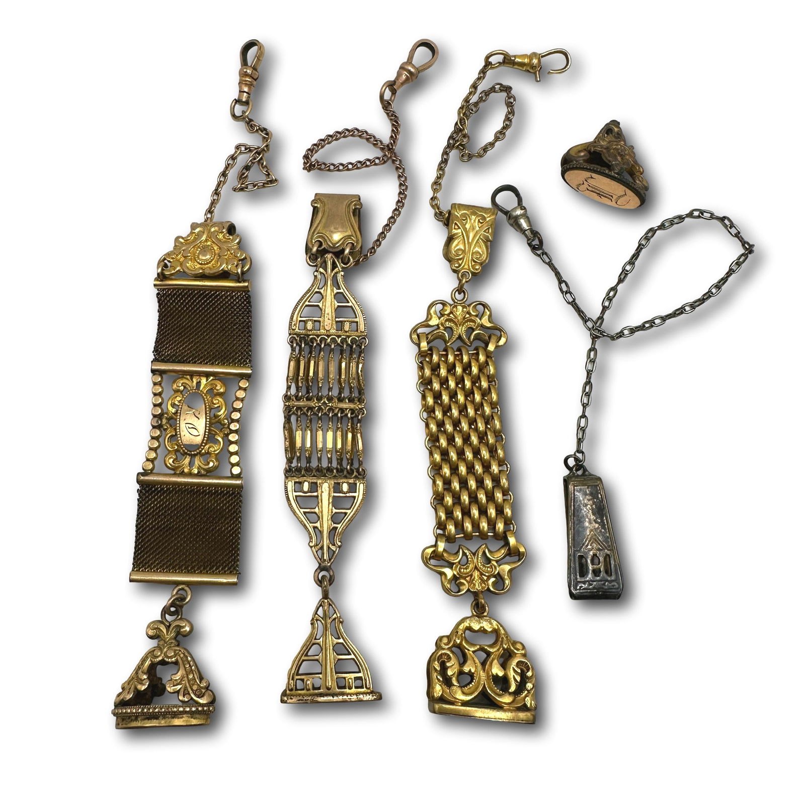 Collection of Antique Gold Filled Watch Fobs (1 of 9)