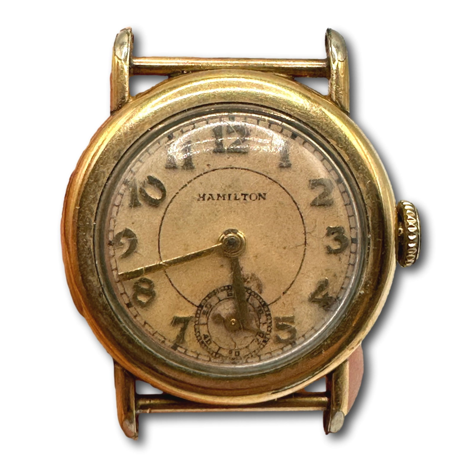 Vintage Hamilton Wristwatch - Not Running: No watch band. Refer to photos for additional condition information as they are a part of the description. Please note lots may show signs of wear commensurate with age and use, and the lack of a stat
