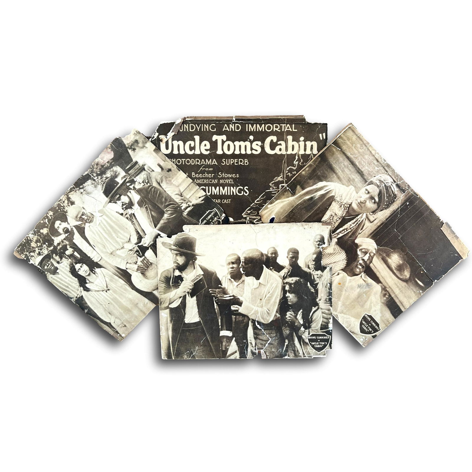 Rare Vintage Uncle Tom's Cabin Theatre Lobby Cards (1 of 12)