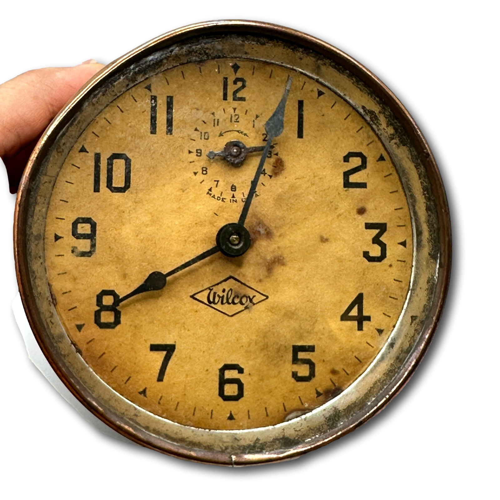 Antique Wilcox Big Ben Car Clock?- Needs Repair: Refer to photos for additional condition information as they are a part of the description. Please note lots may show signs of wear commensurate with age and use, and the lack of a statement regarding