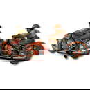 Pair of Technofix Tin Motorcycle Wind-up Toys