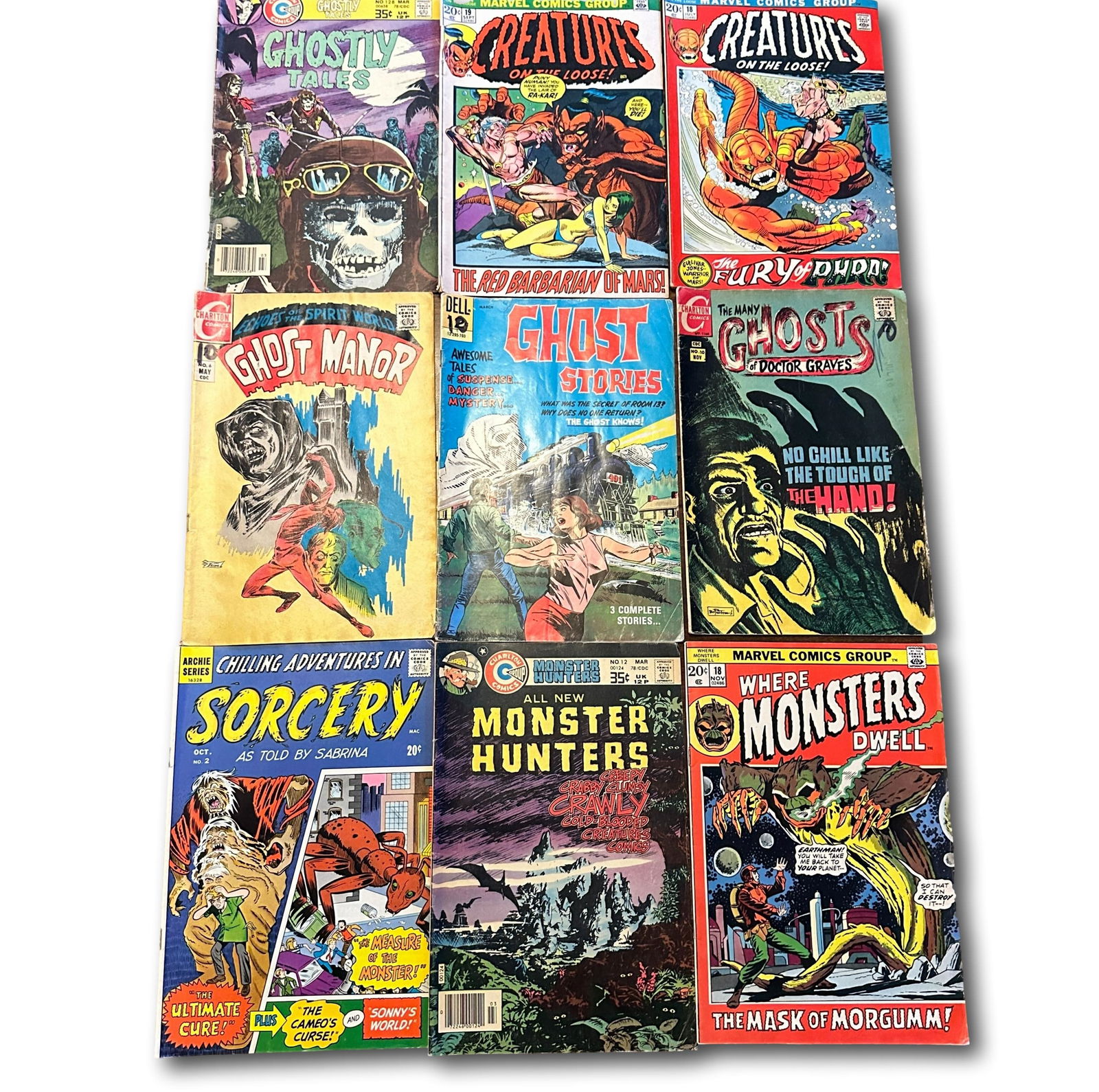 Vintage Creatures, Ghost Manor, Ghost Stories, Sorcery and More Comic Books (1 of 10)