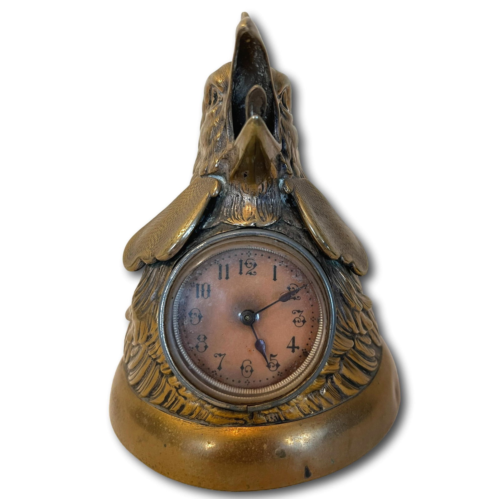 Very Fine Detailed Brass Rooster Clock (1 of 12)