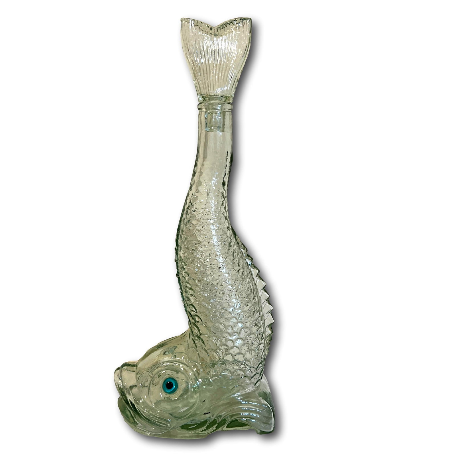 Vintage Dobson's Fish Bottle Decanter: Refer to photos for additional condition information as they are a part of the description. Please note lots may show signs of wear commensurate with age and use, and the lack of a statement regarding
