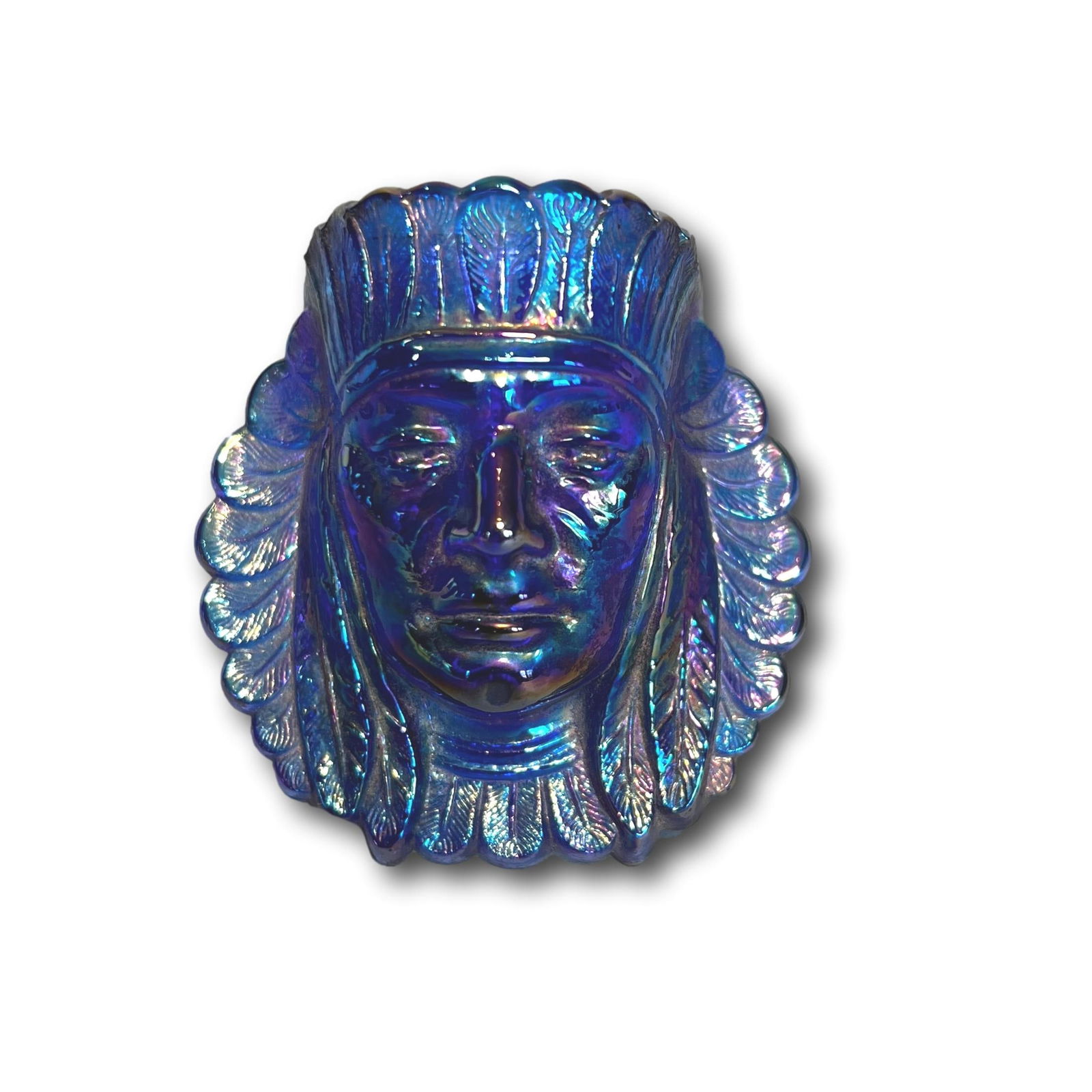 Vintage Pisello Art Carnival Glass Toothpick Holder: Refer to photos for additional condition information as they are a part of the description. Please note lots may show signs of wear commensurate with age and use, and the lack of a statement regarding